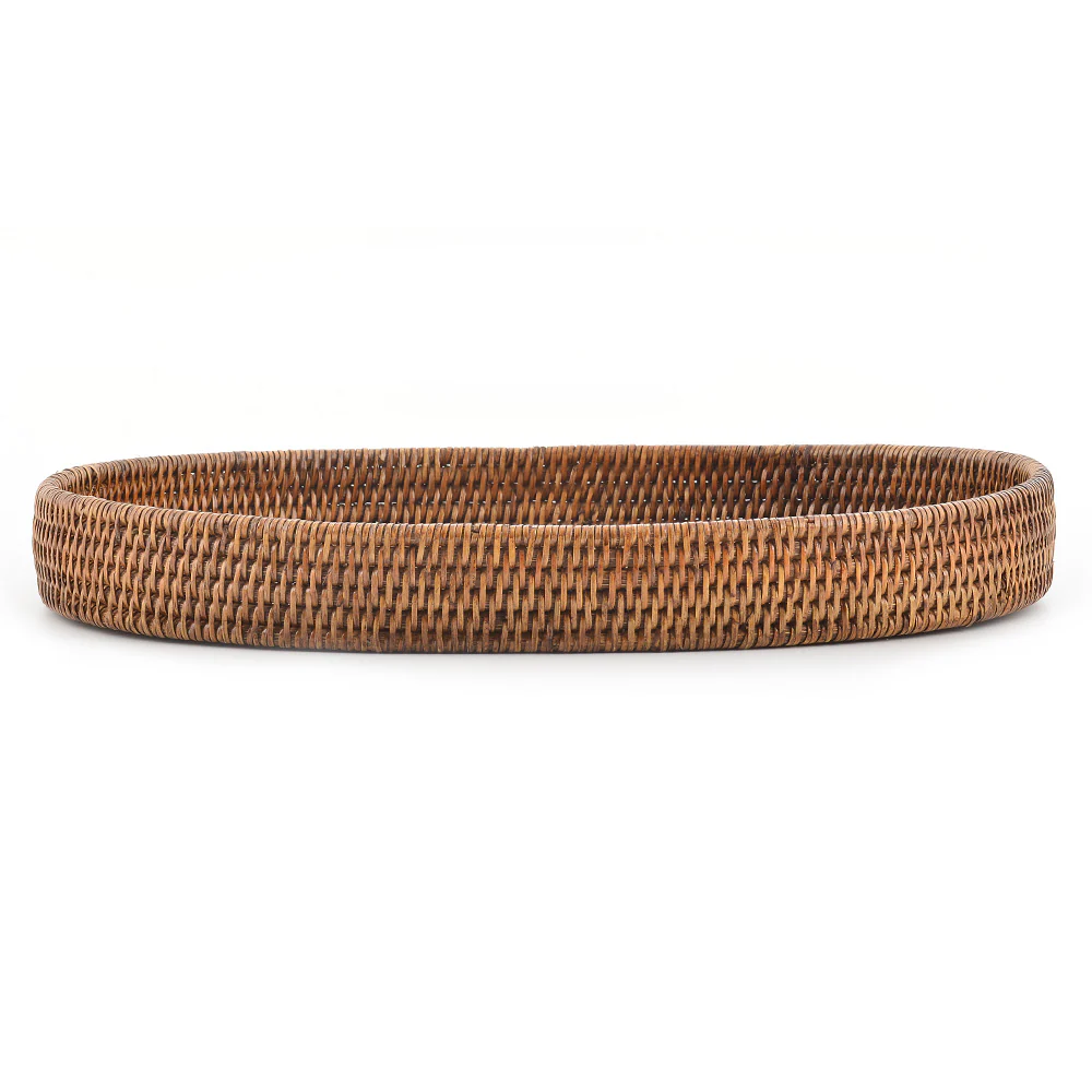 ARTESIA Tavă servire, ratan, L.43cm - Image 2