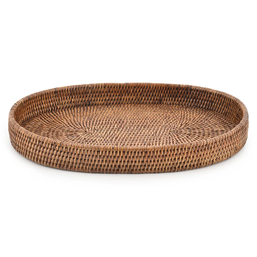 ARTESIA Tavă servire, ratan, L.43cm - Image 4