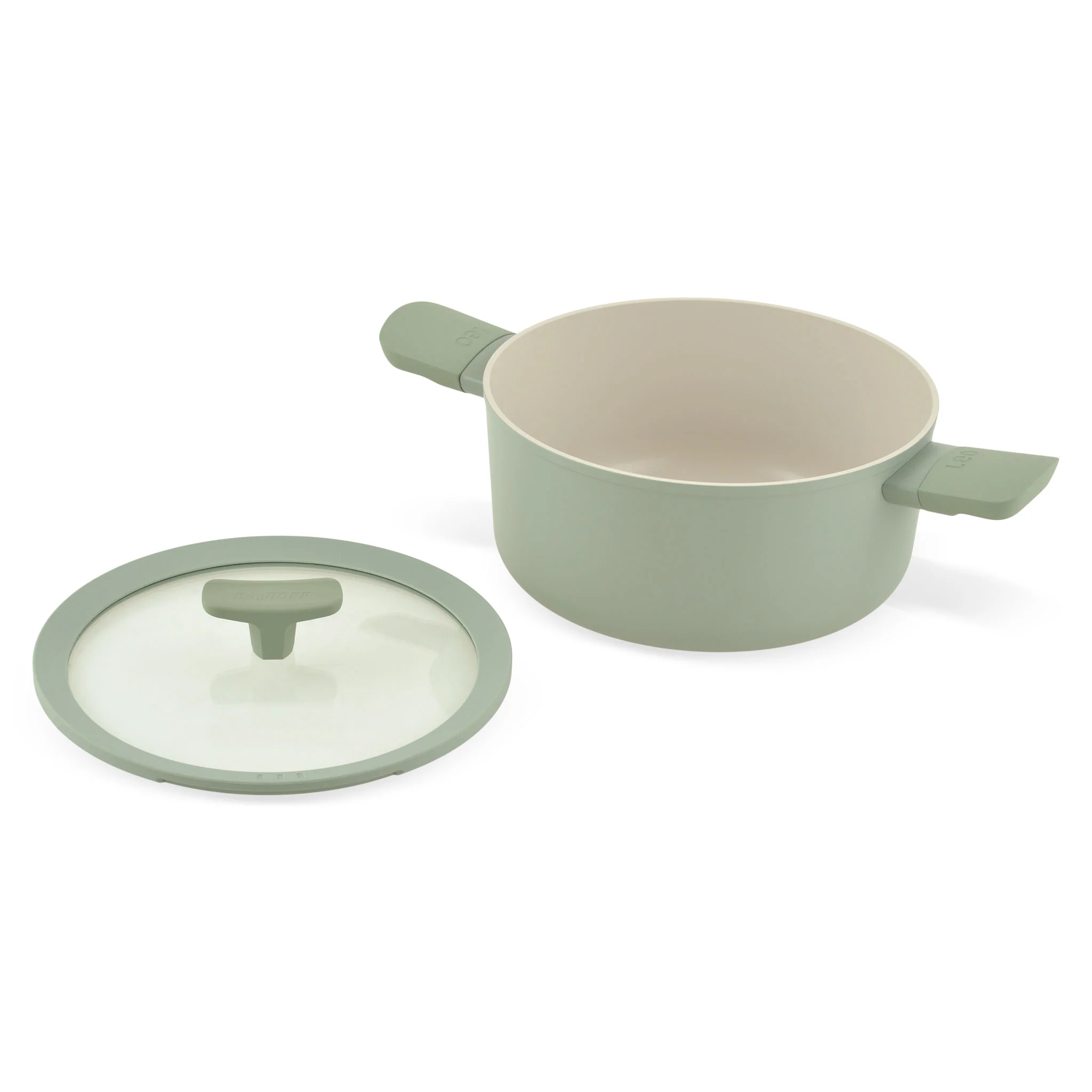 BALANCE Oală cu mânere și capac, aluminiu, D.24cm - Image 3