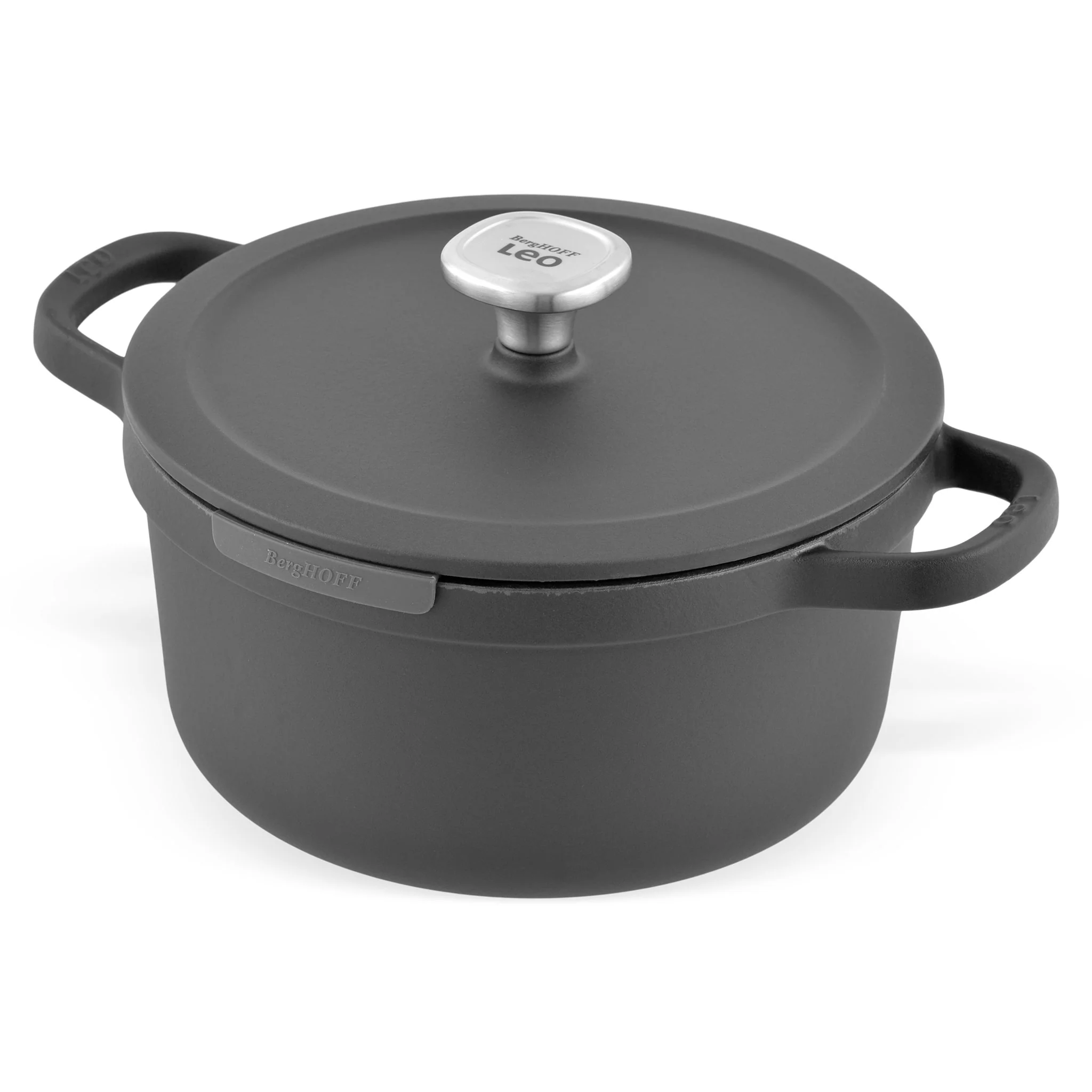 GRAPHITE Oală cu mânere și capac, fontă, D.26cm - Image 4