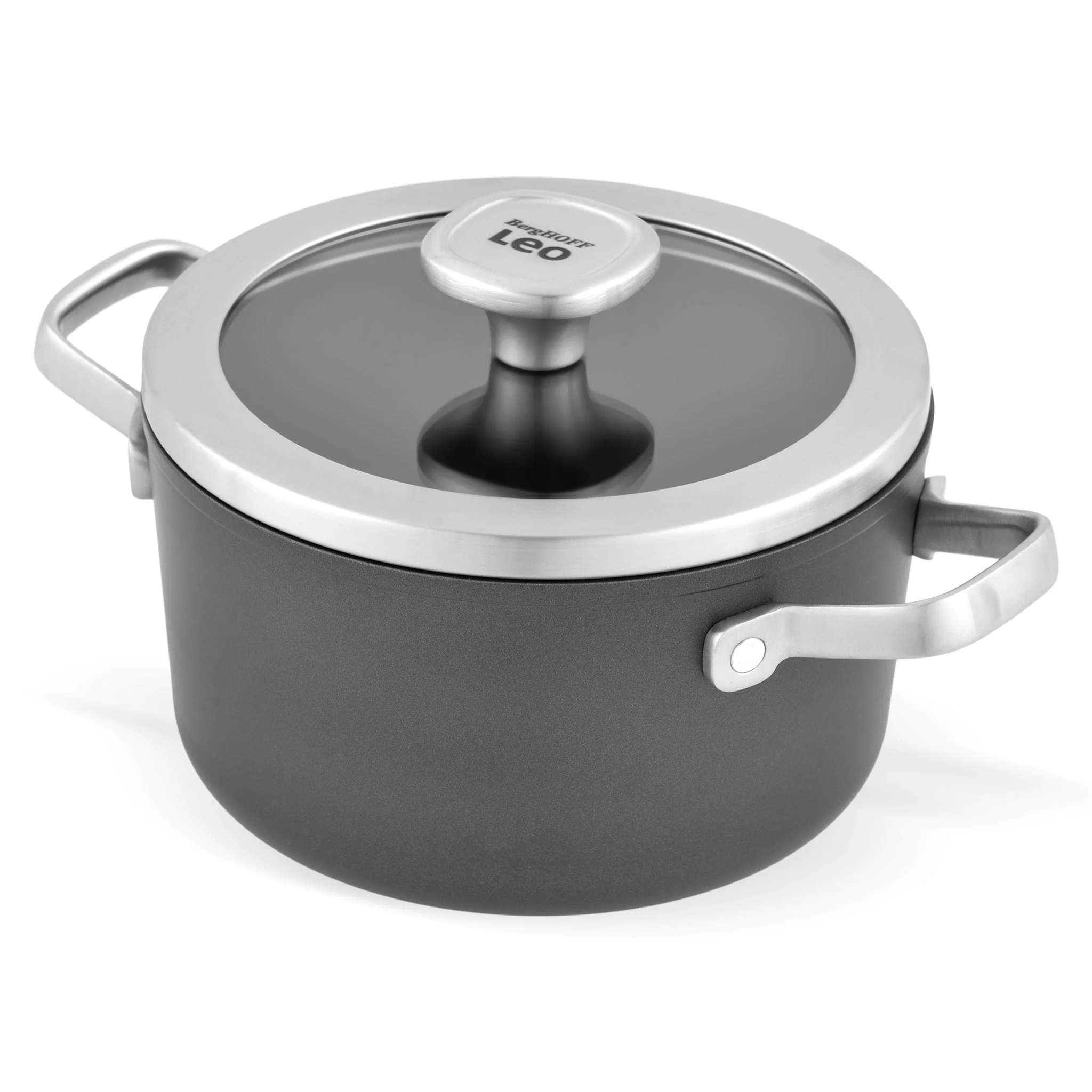 GRAPHITE Oală cu mânere și capac, aluminiu, D.20cm - Image 4