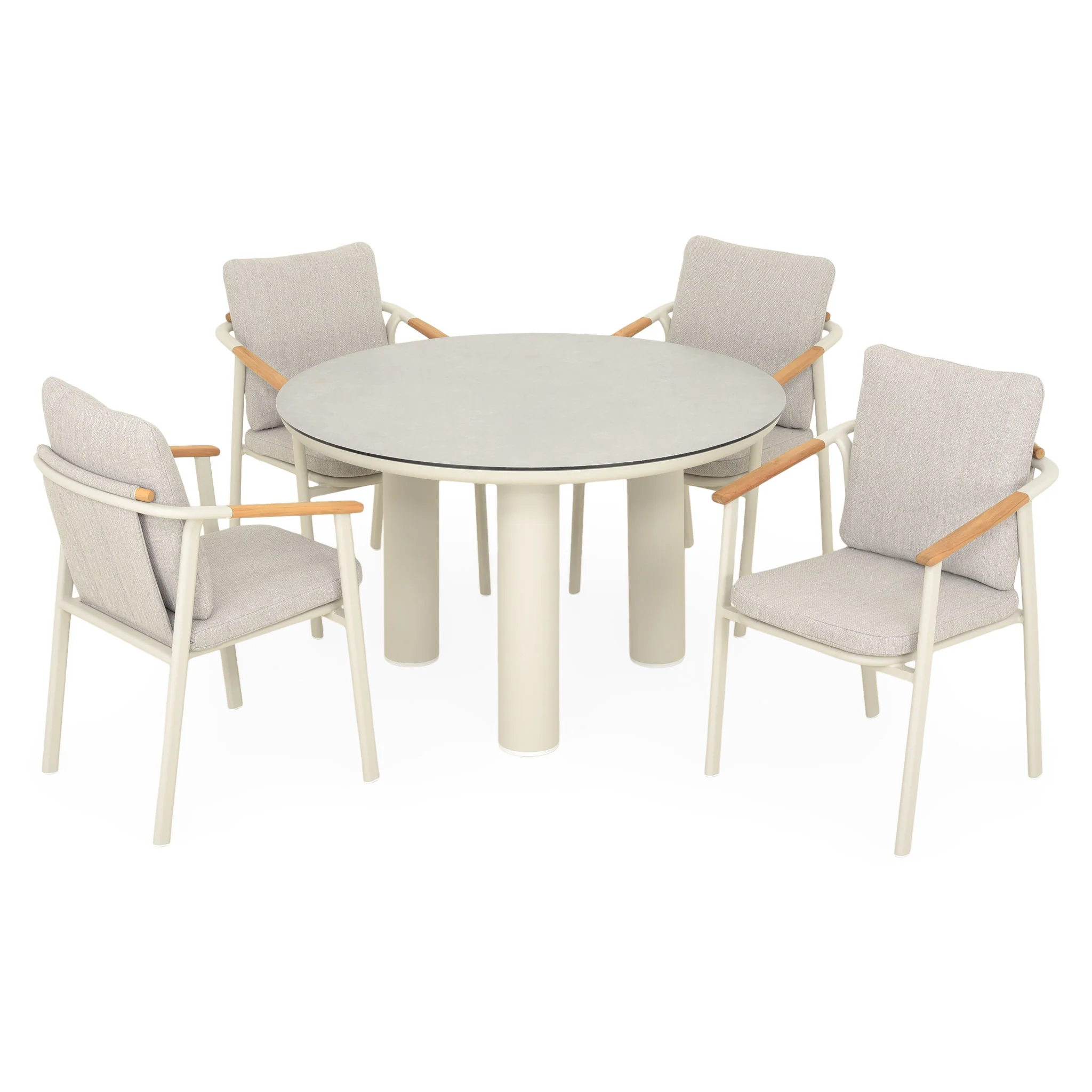 SALLY Set mobilier terasă/grădină, 4 scaune și masă - Image 3