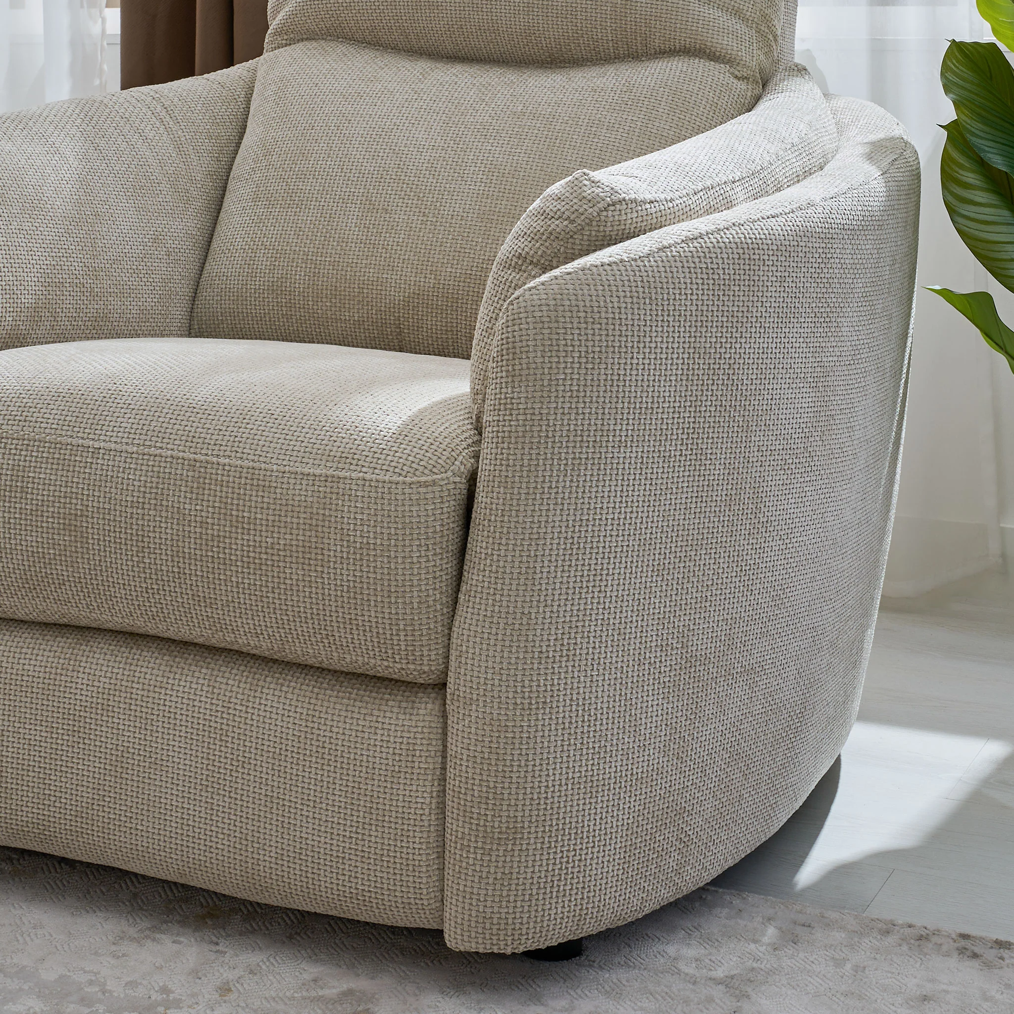 MESSINA Fotoliu, recliner electric, stofă - Image 6
