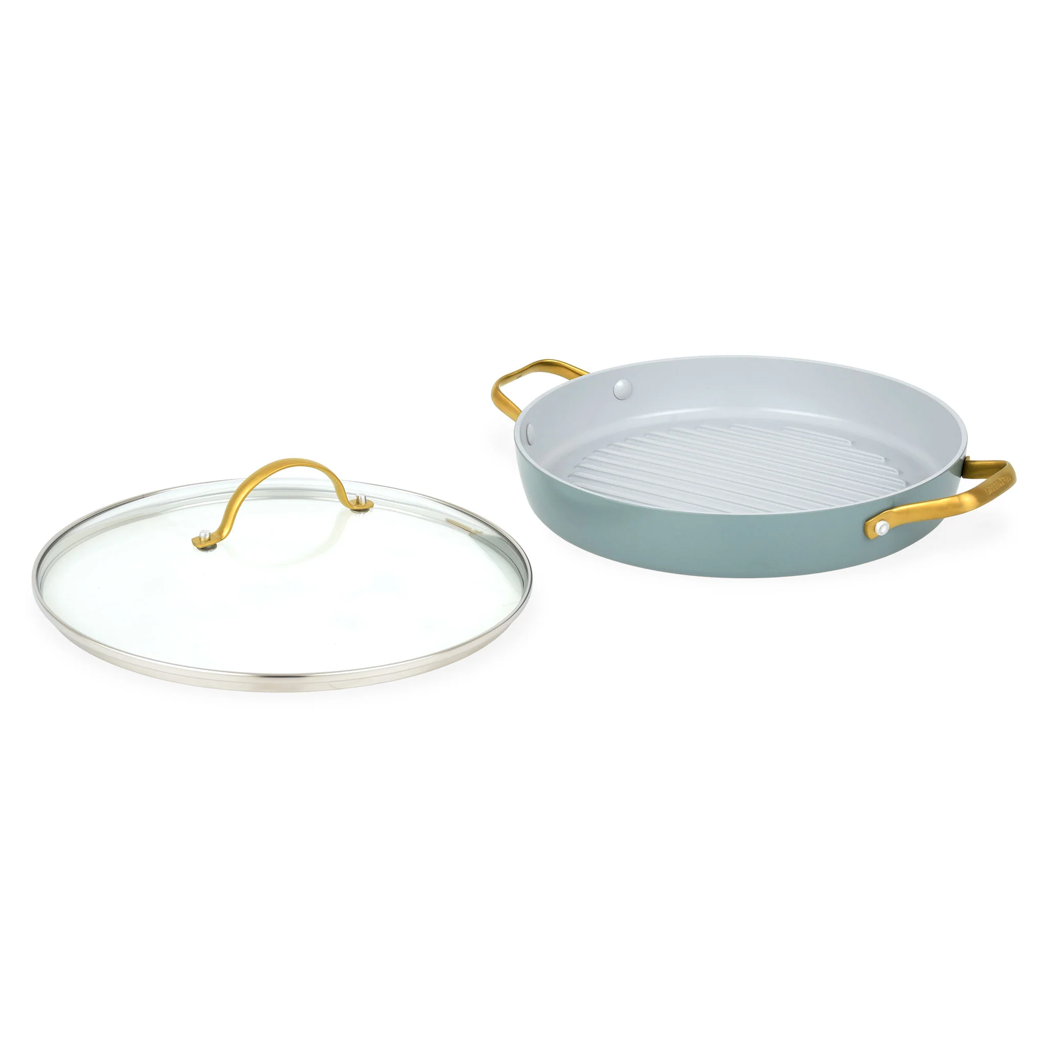 PADOVA Tigaie grill cu capac, aluminiu, D.28cm - Image 5