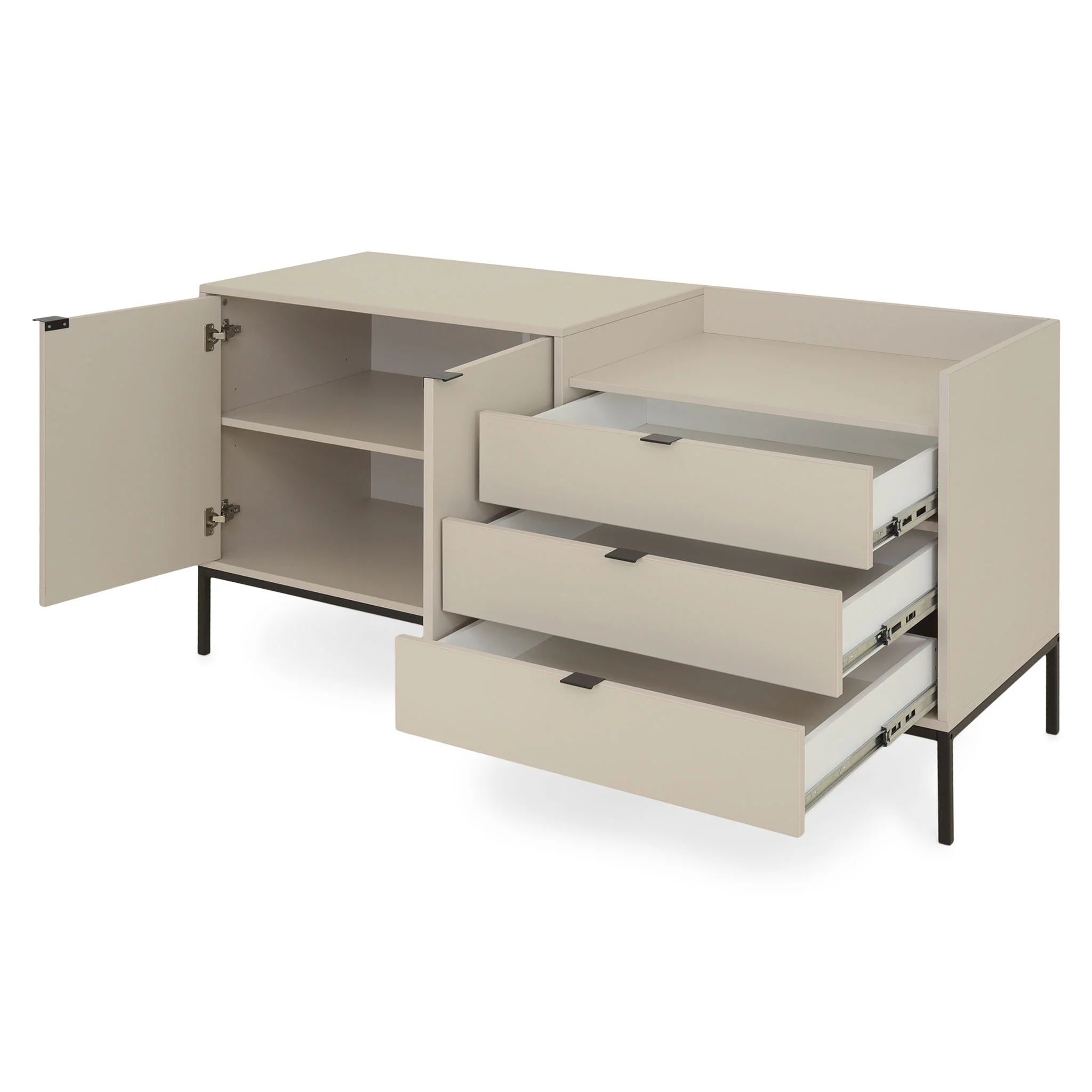 COMPACT Comodă 2 uși, 3 sertare - Image 5