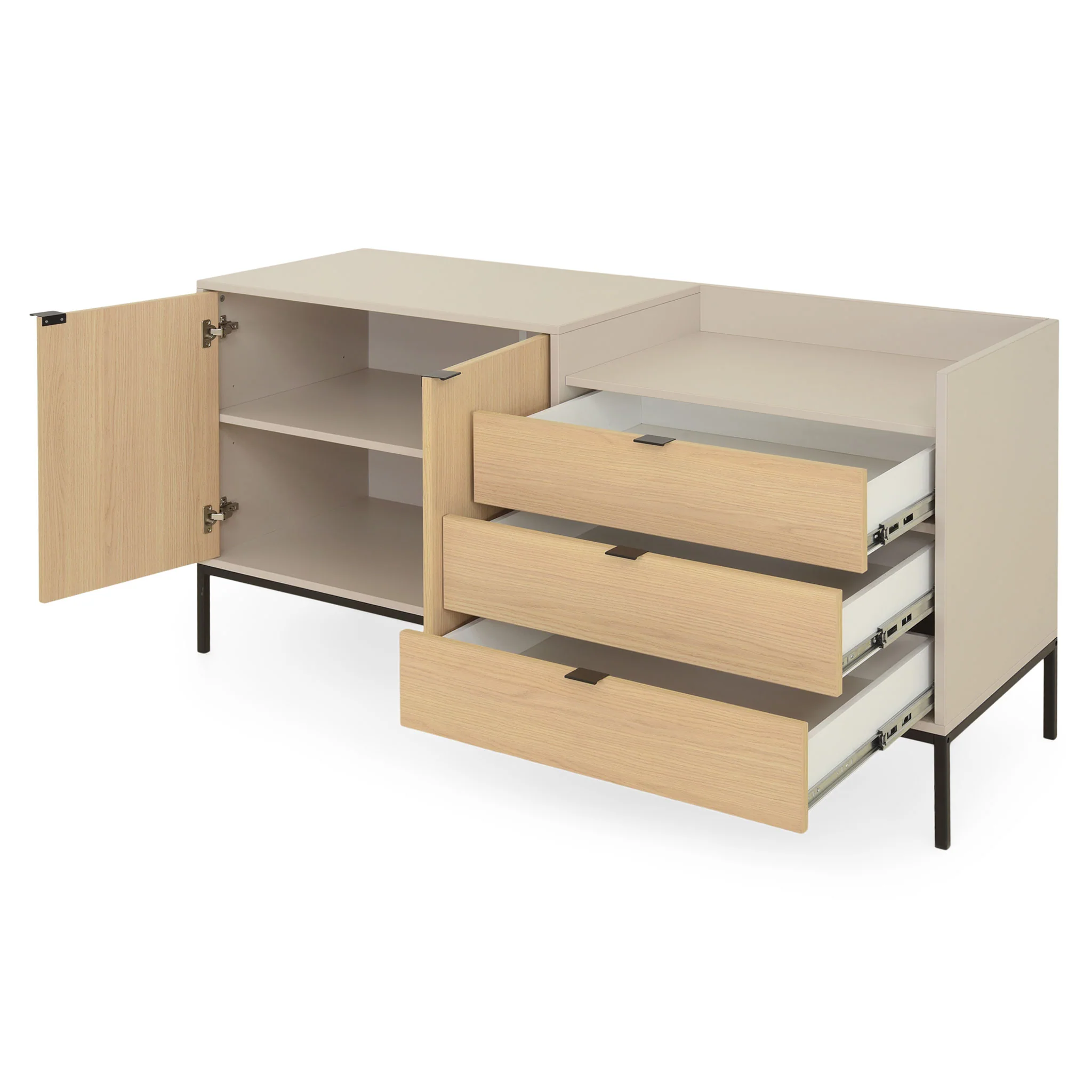 COMPACT Comodă 2 uși, 3 sertare - Image 65