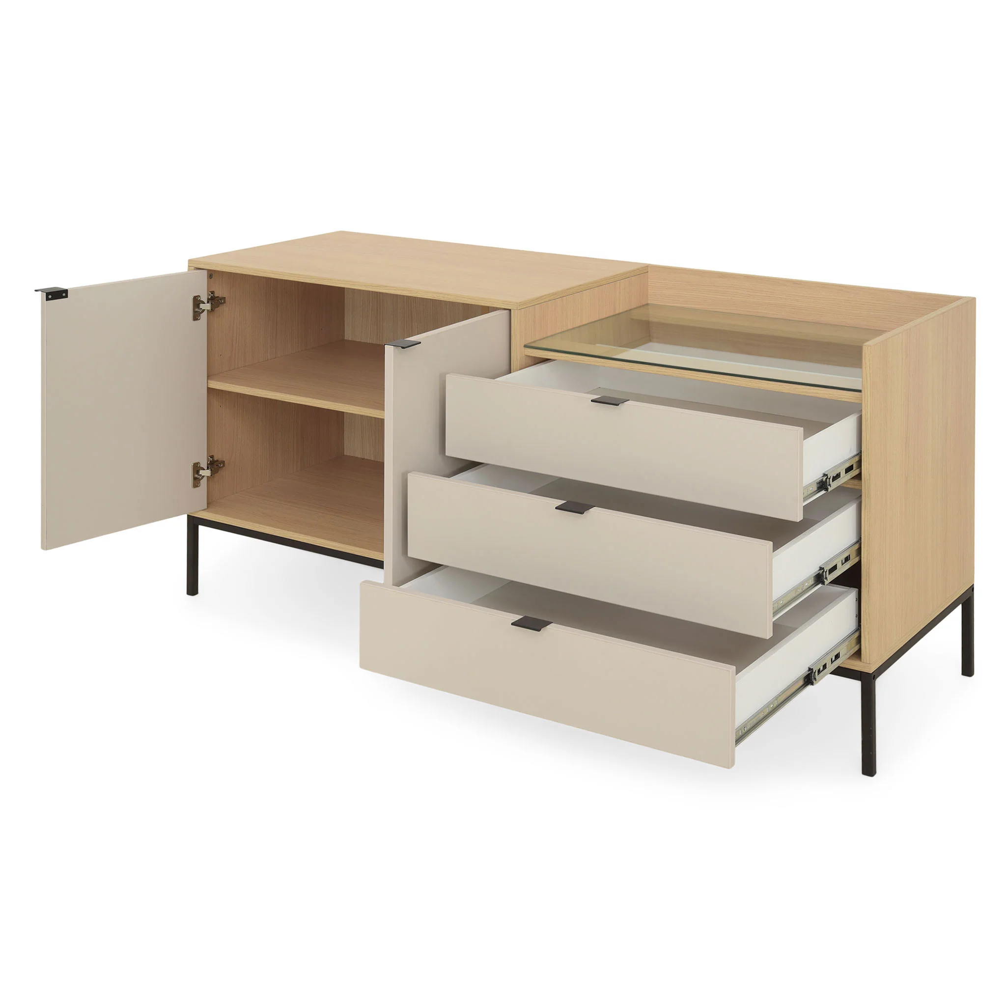 COMPACT Comodă 2 uși, 3 sertare - Image 103
