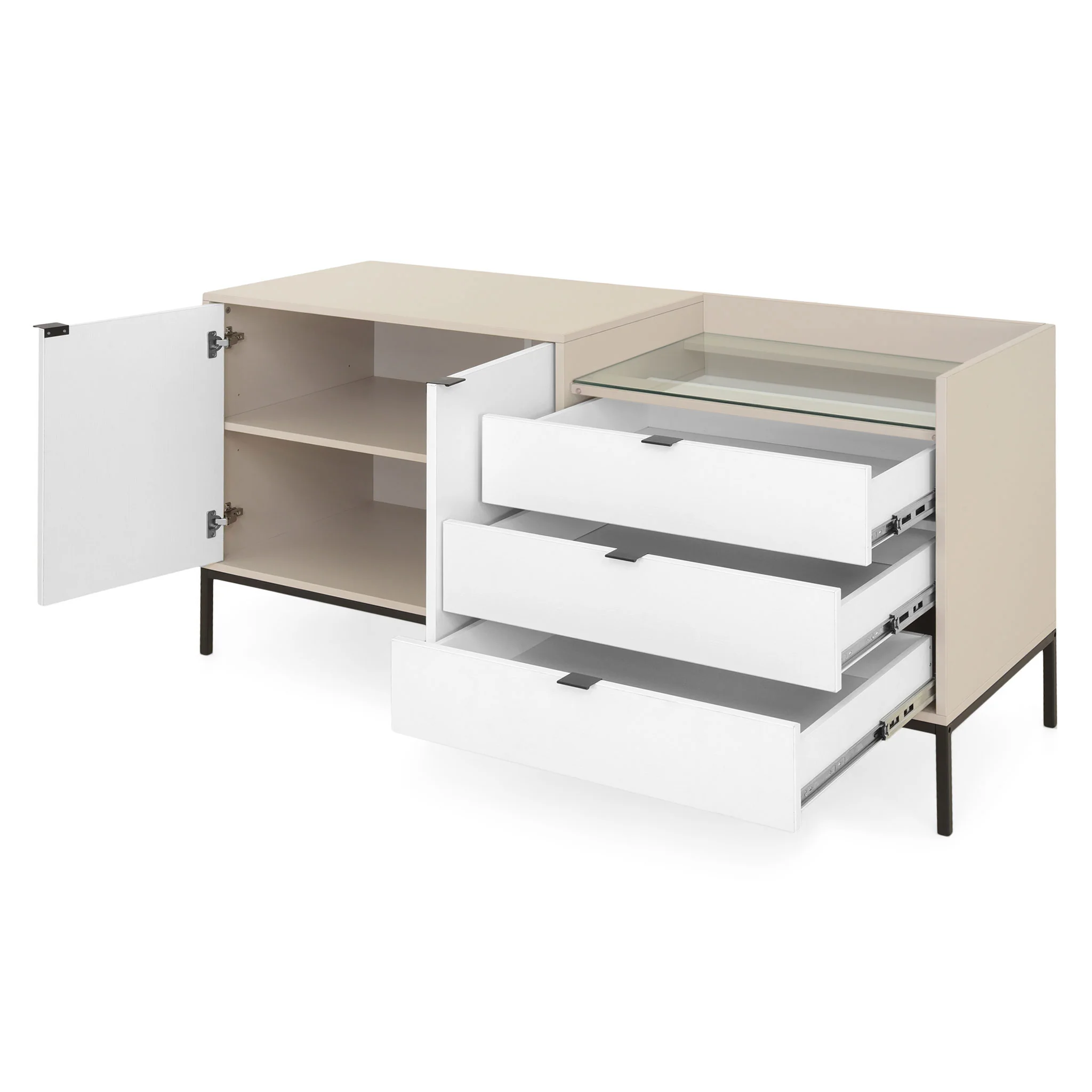 COMPACT Comodă 2 uși, 3 sertare - Image 55