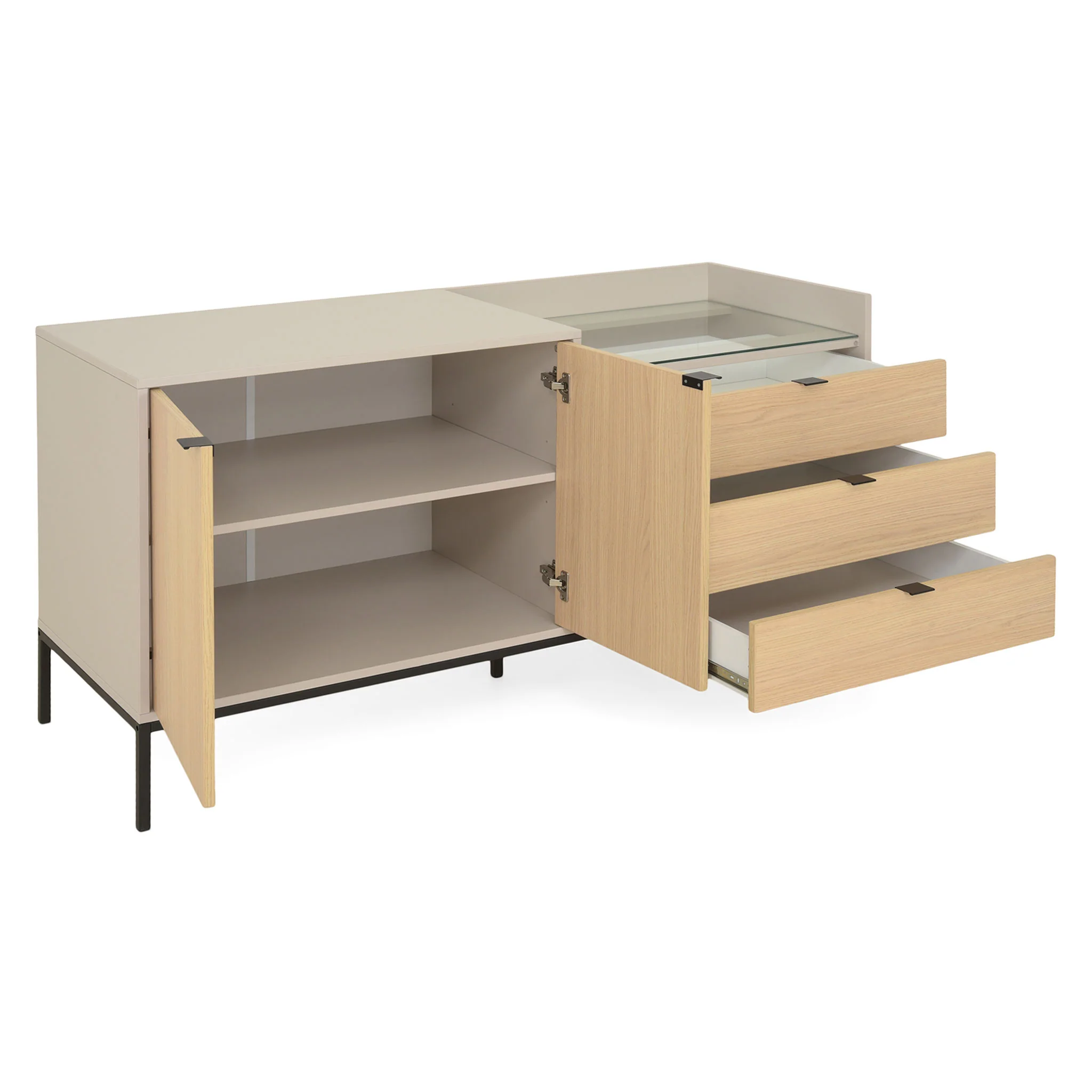 COMPACT Comodă 2 uși, 3 sertare - Image 67
