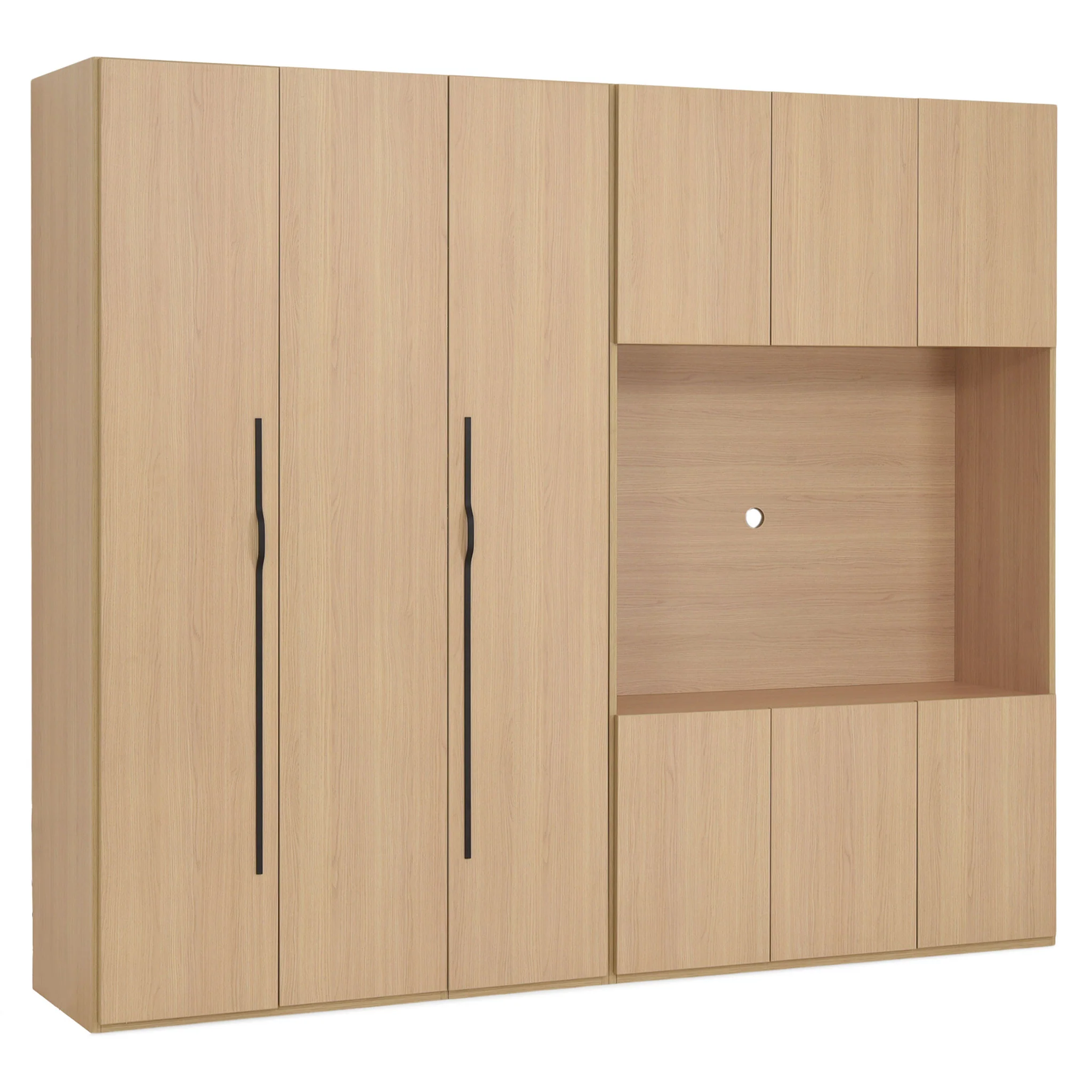 COMPACT Dressing 9 uși, spațiu TV - Image 4