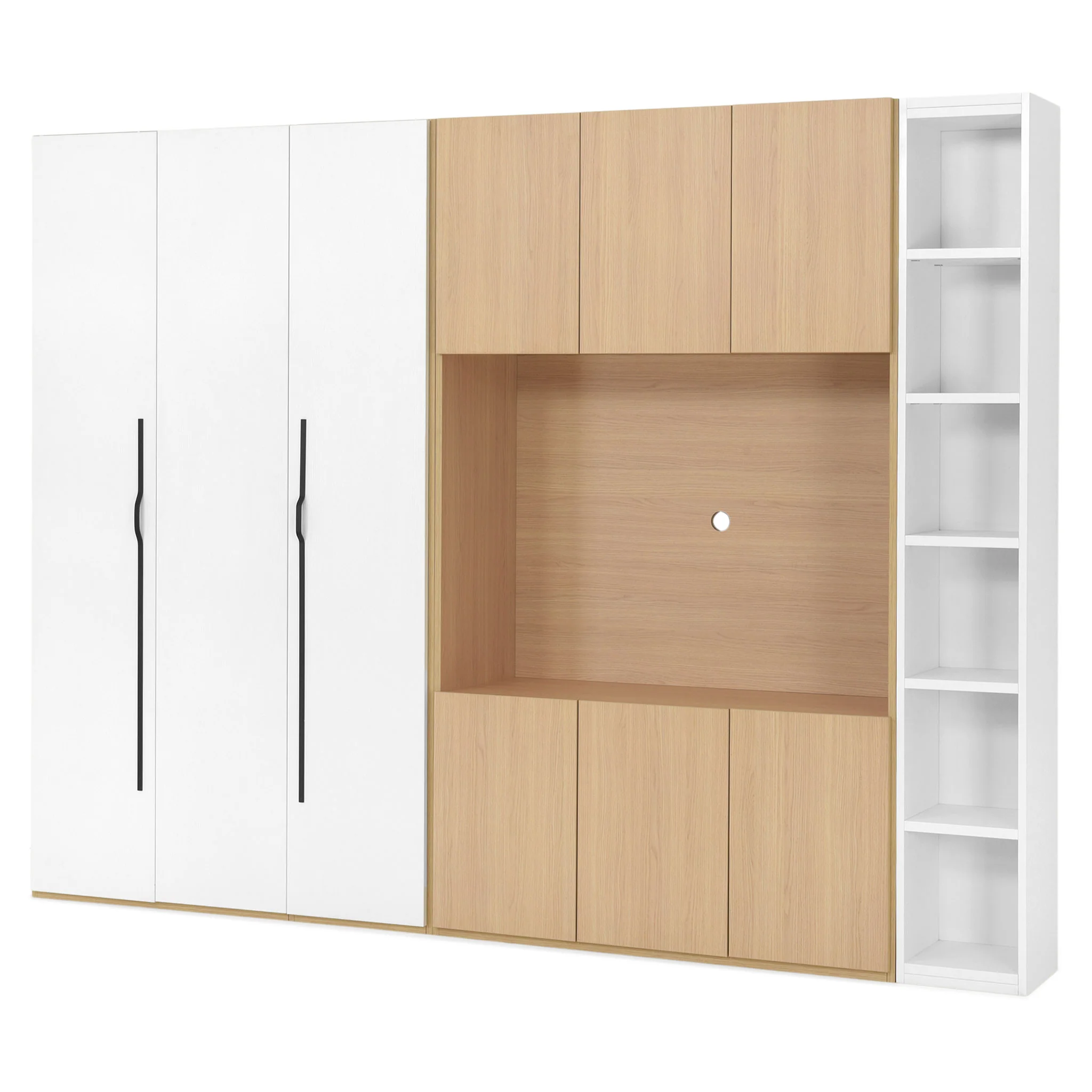 COMPACT Dressing 9 uși, spațiu TV - Image 2