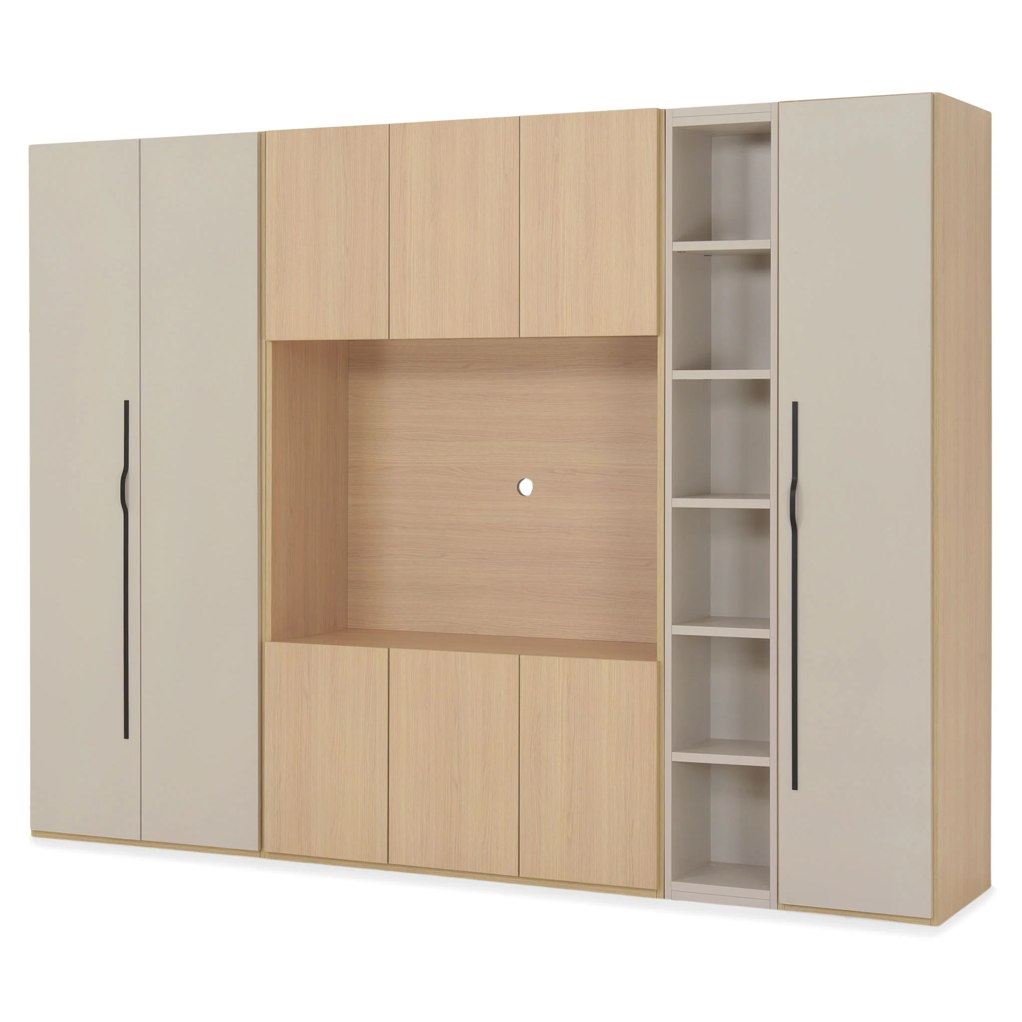 COMPACT Dressing 9 uși, spațiu TV - Image 2