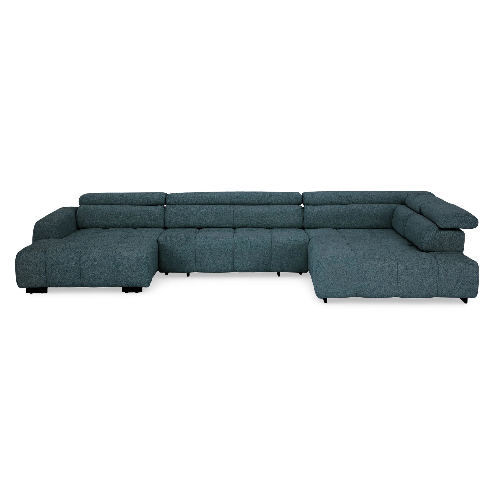 FILLIPA Ansamblu colțar extensibil, șezlong dreapta, stofă - Image 171