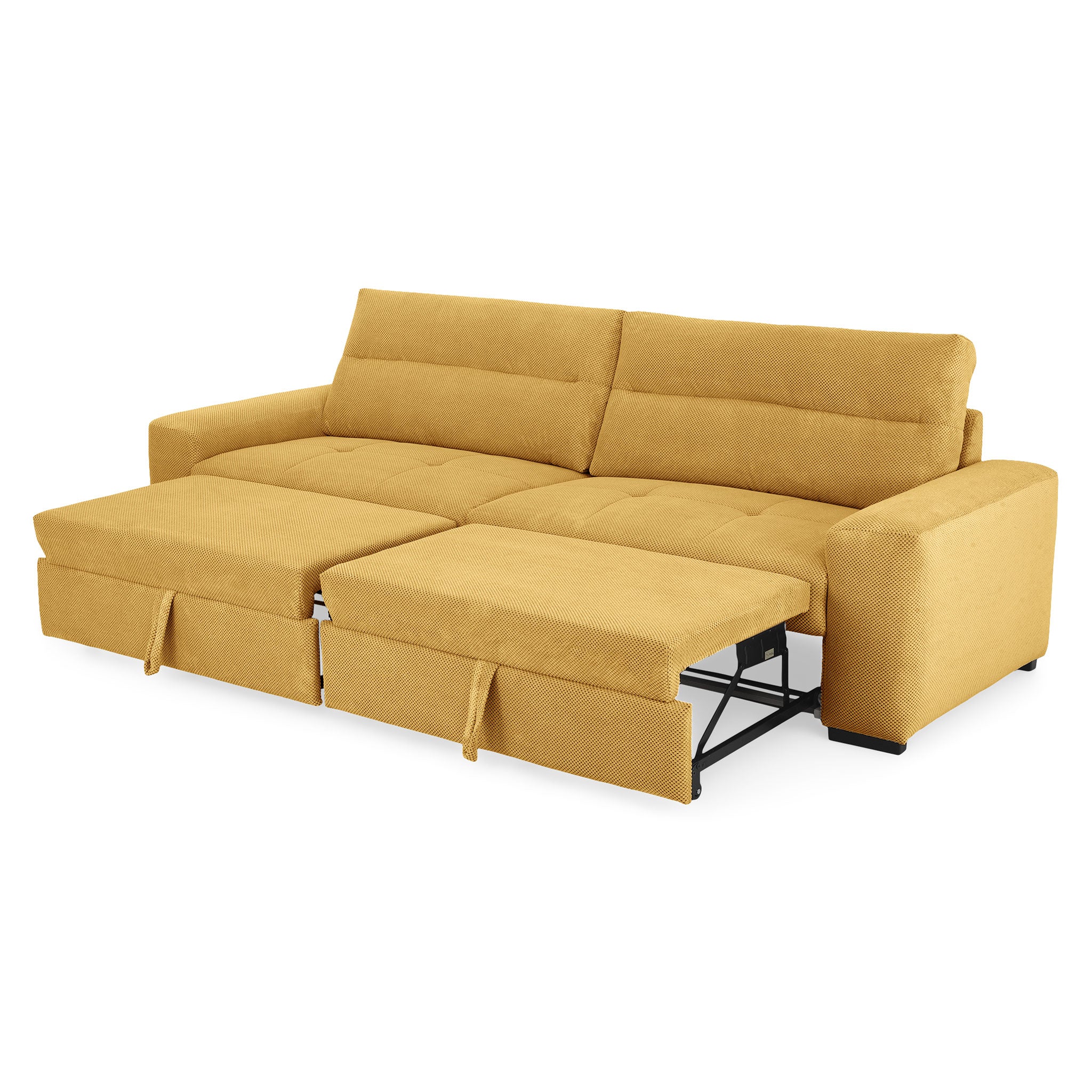 WIDE Canapea extensibilă, 4 locuri, stofă - Image 60