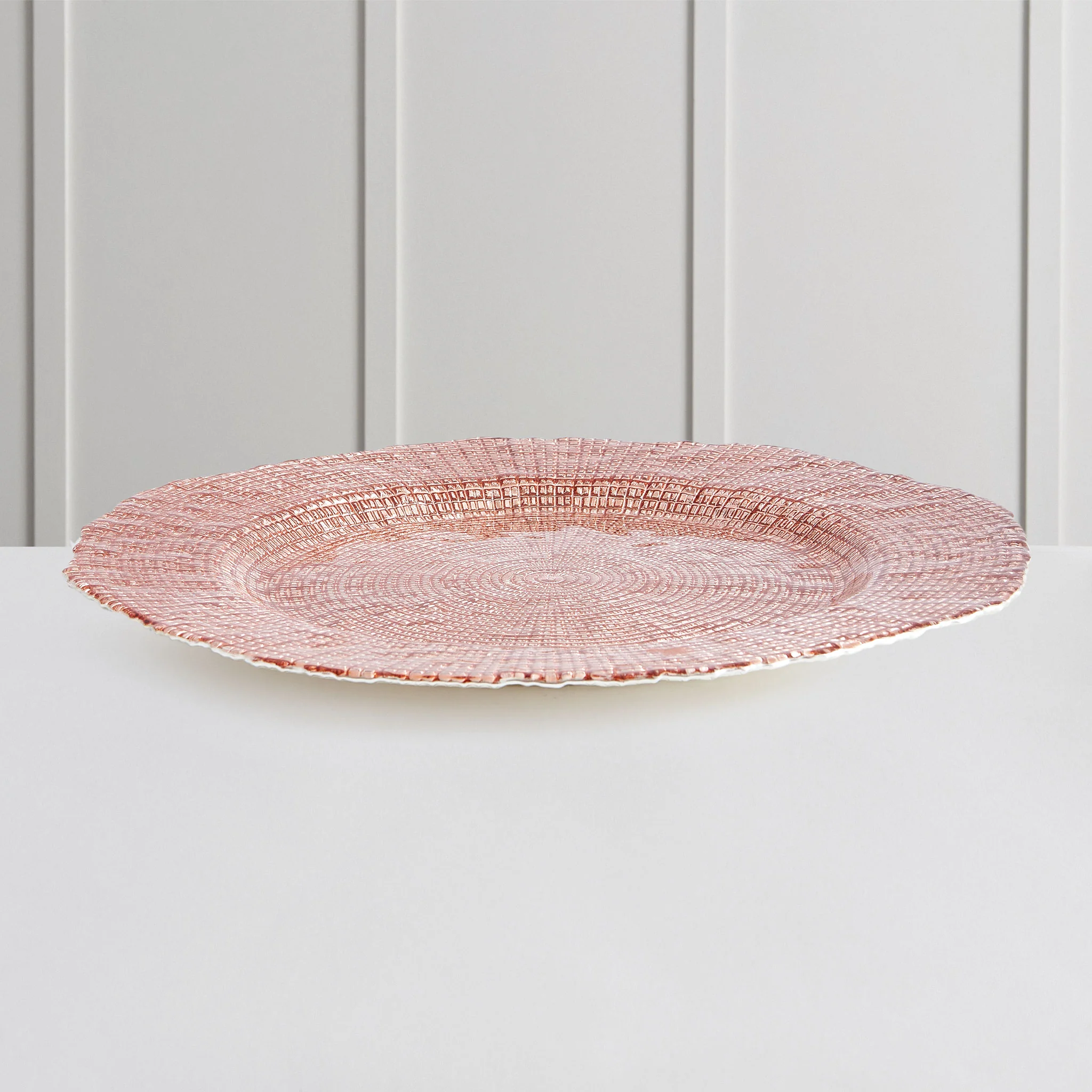 INFINITY Platou, sticlă, D.33cm - Image 3