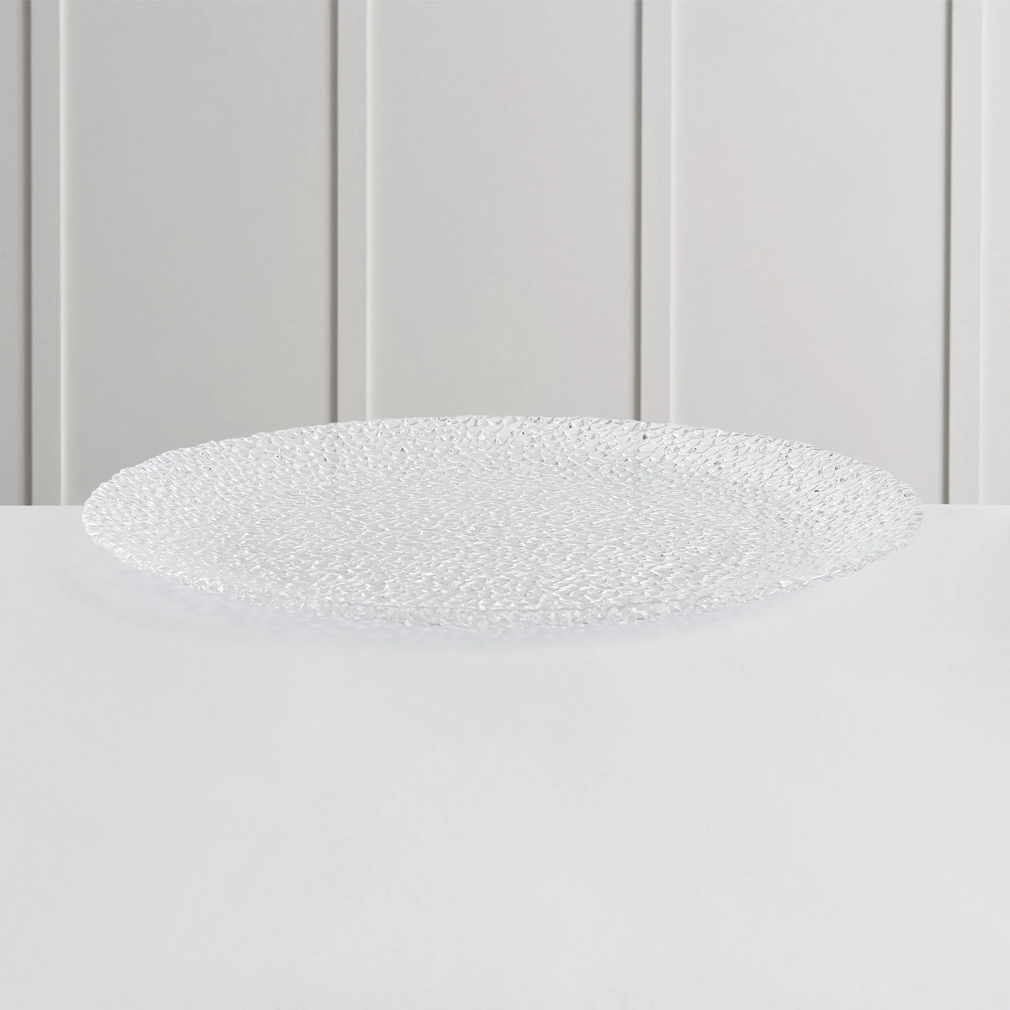 GLAMOUR Platou, sticlă, D.33cm - Image 5