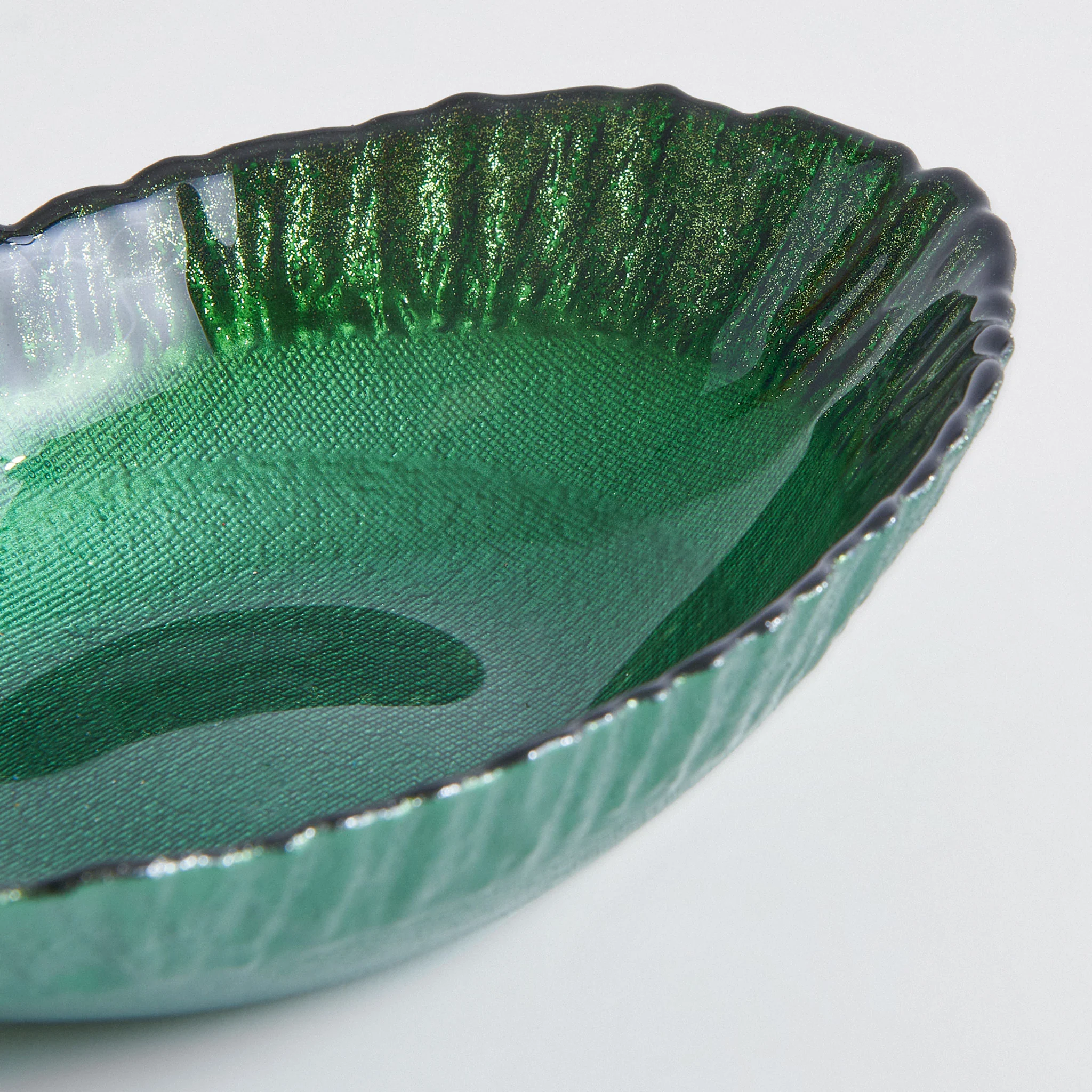 DENIZ Bol decorativ, sticlă, L.22cm - Image 4