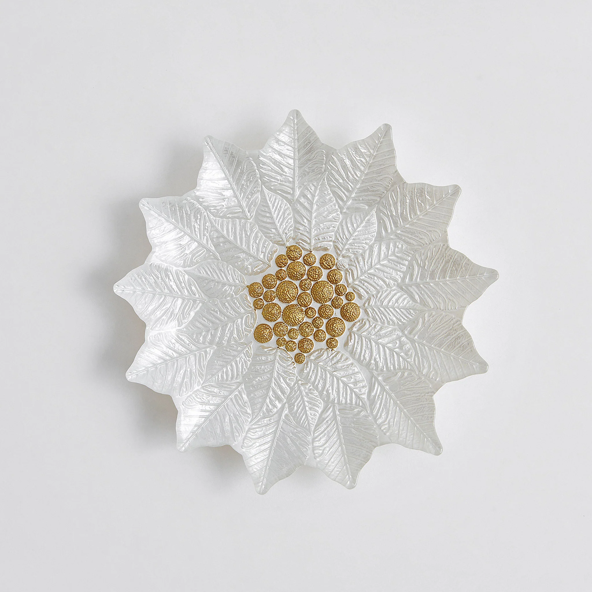 PAVIA Platou, sticlă, D.24cm
