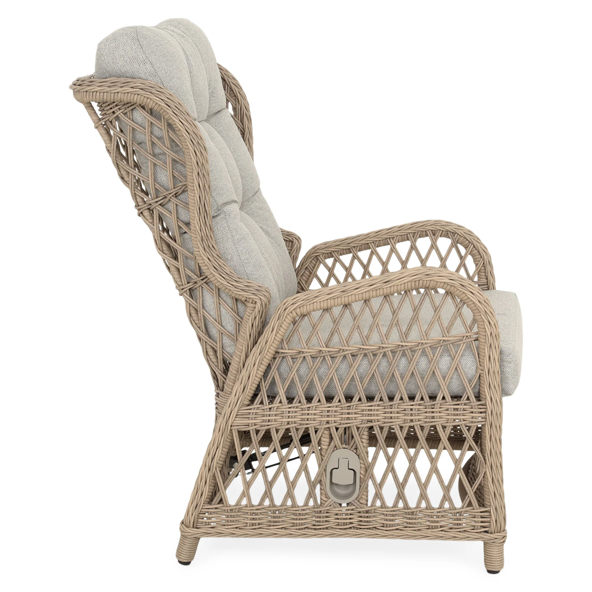 COSETTE Set mobilier terasă/grădină, 2 fotolii, 2 taburete și măsuță - Image 9