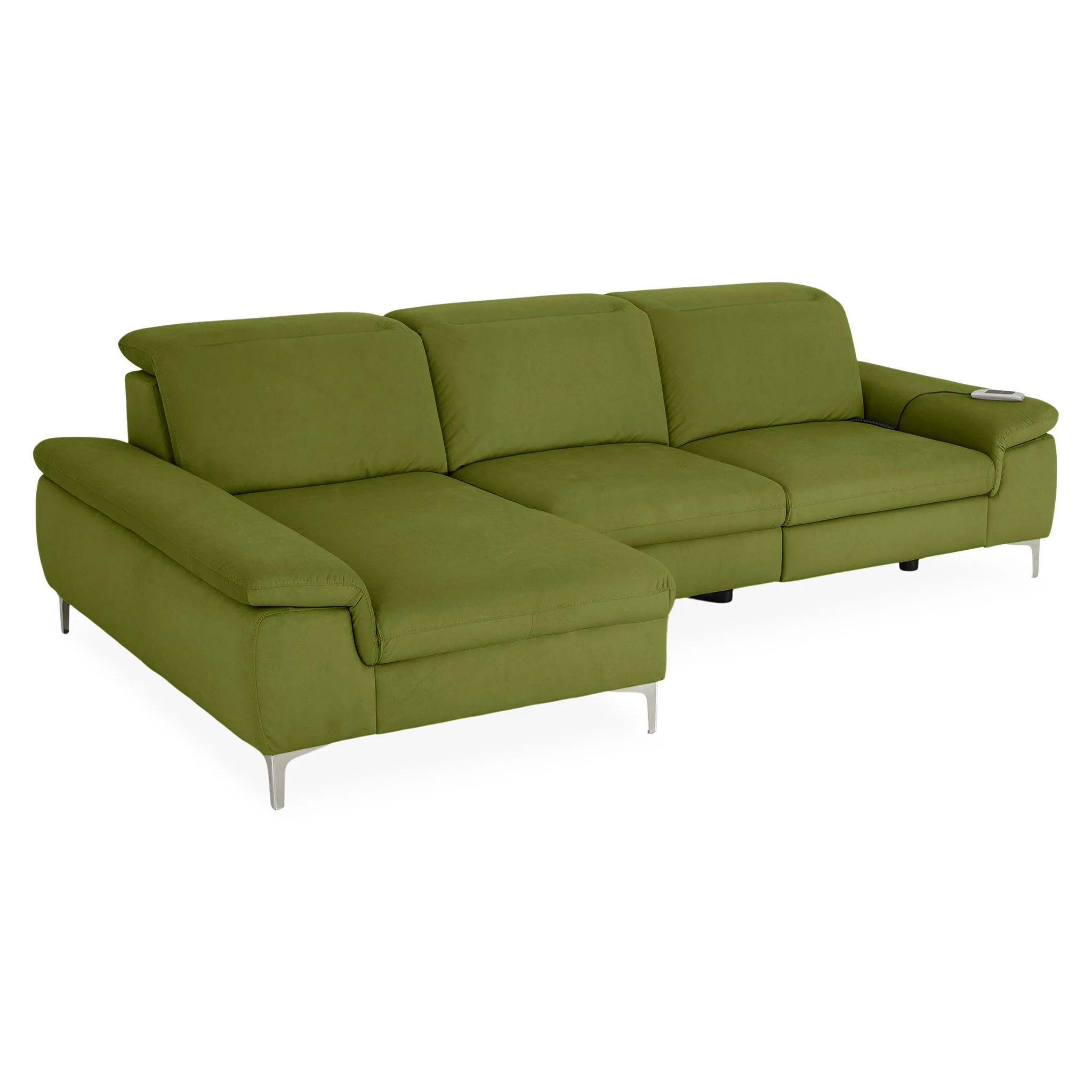 SOUND Colțar șezlong stânga/dreapta, 1 recliner electric și mecanism tetiere, stofă - Image 133