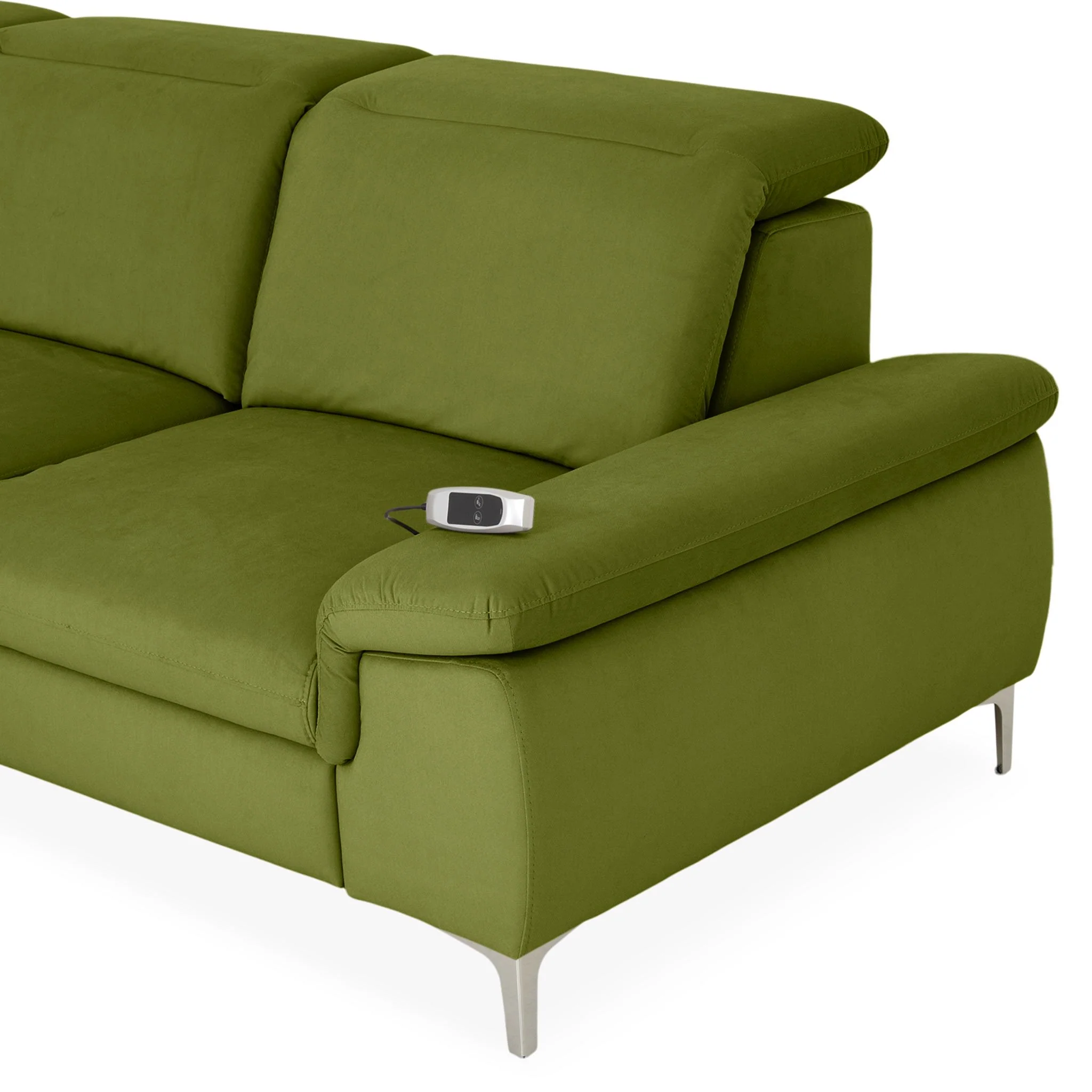 SOUND Colțar șezlong stânga/dreapta, 1 recliner electric și mecanism tetiere, stofă - Image 140