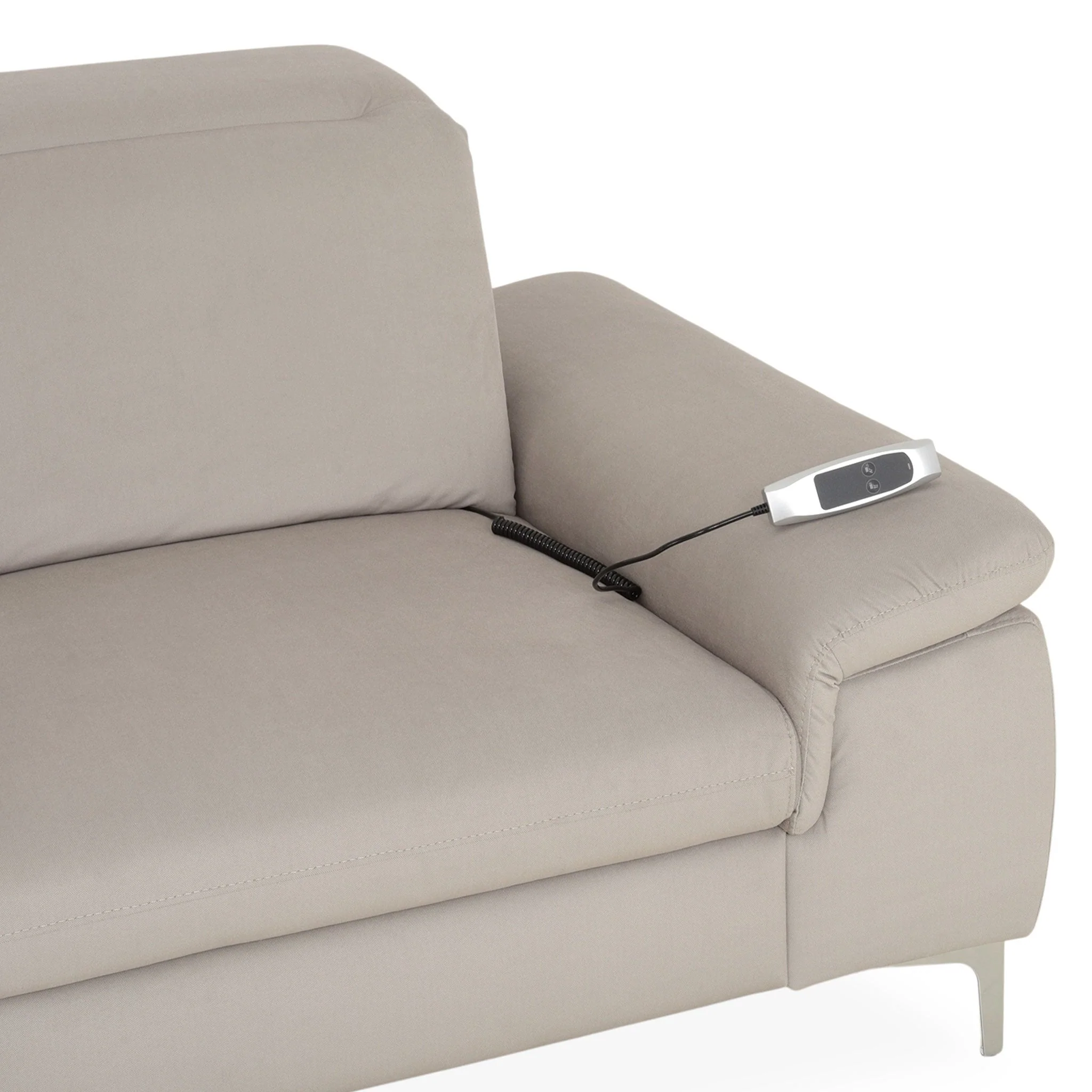 SOUND Colțar șezlong stânga/dreapta, 1 recliner electric și mecanism tetiere, stofă - Image 16