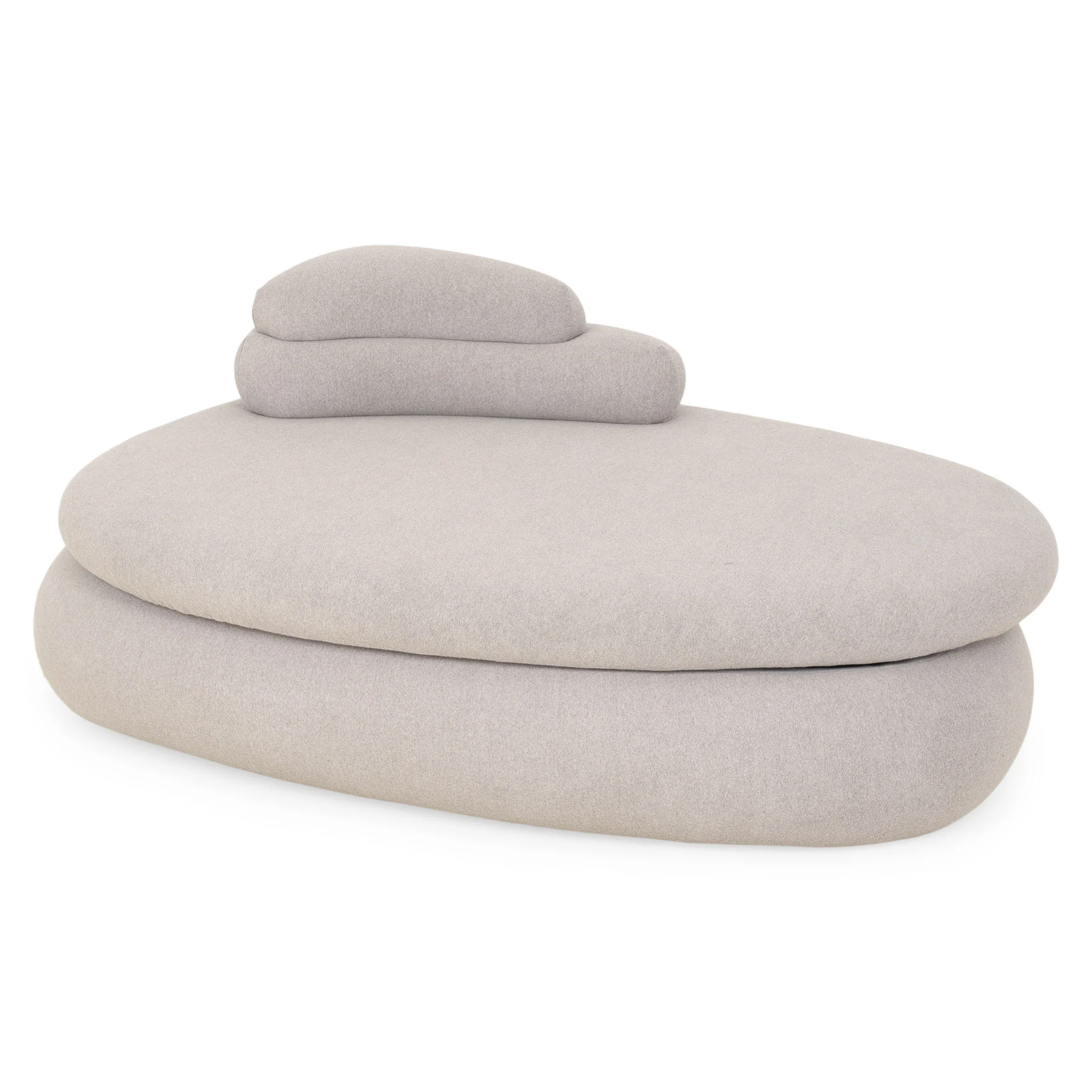 STONE Canapea extensibilă, 3 locuri, stofă - Image 7