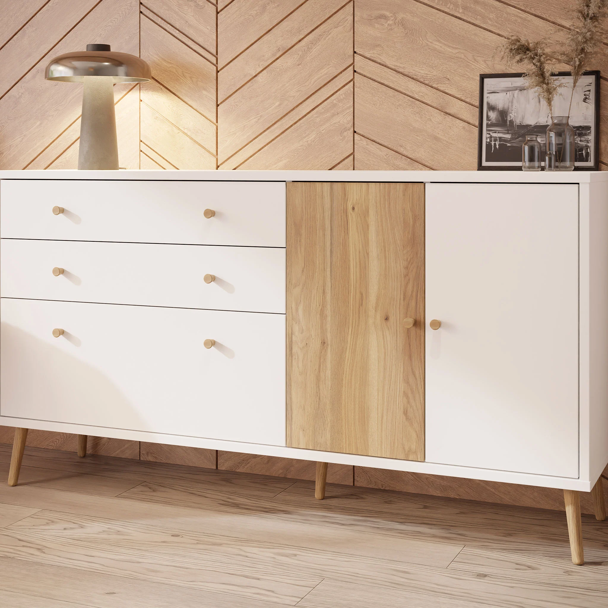 EASYKLIX Bufet 3 uși, 2 sertare - Image 10