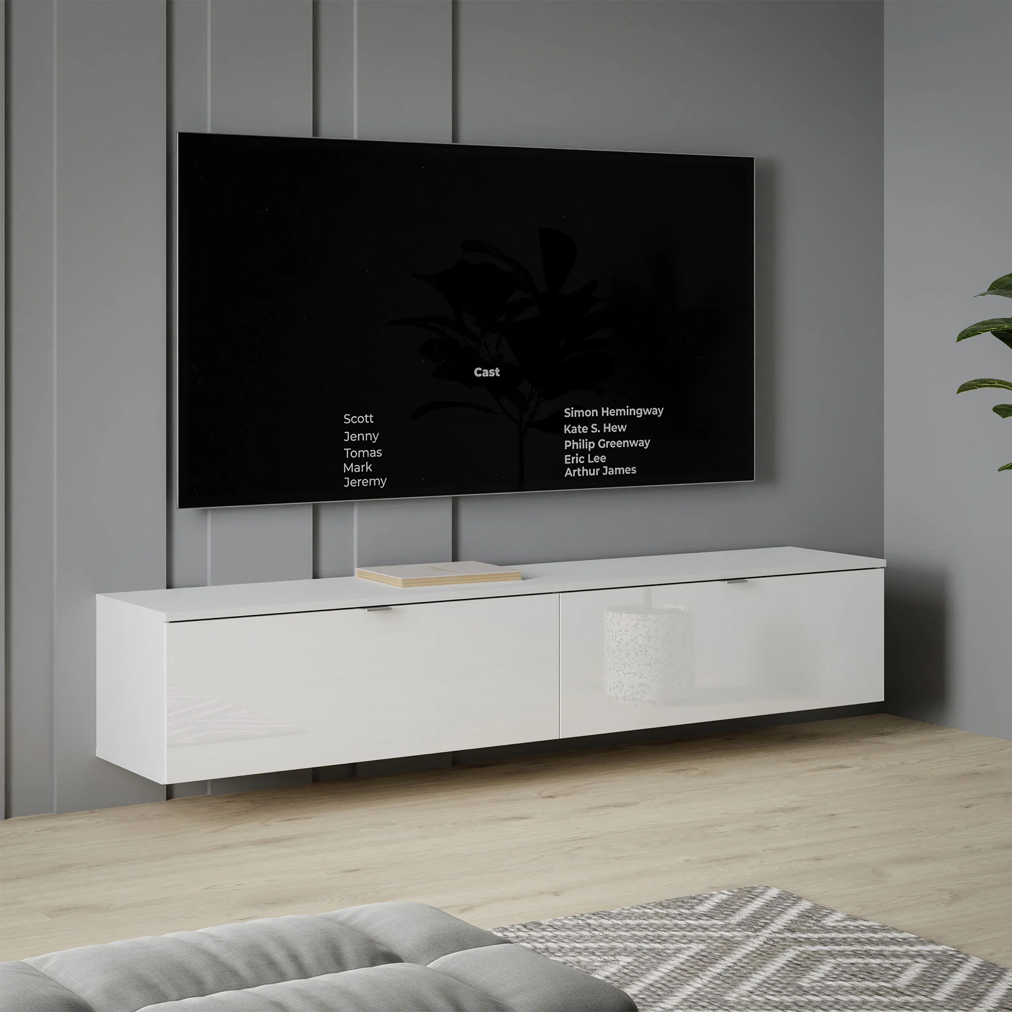 EIKO Comodă TV, 2 uși - Image 8