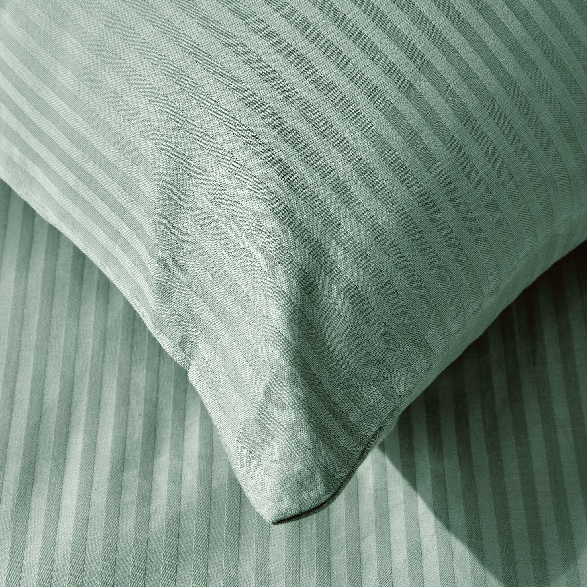 SATIN STRIPE Set așternut 4 piese, 200x220cm - Image 4