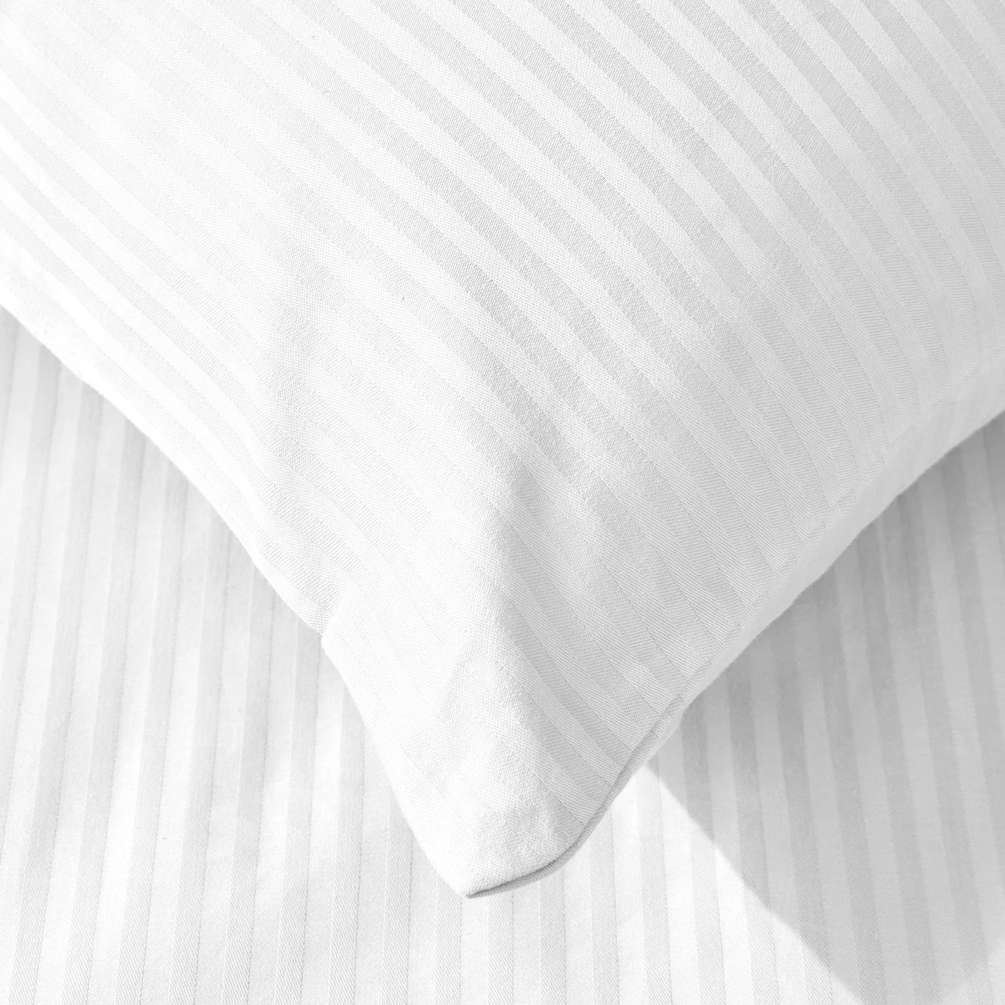 SATIN STRIPE Set așternut 4 piese, 200x220cm - Image 8