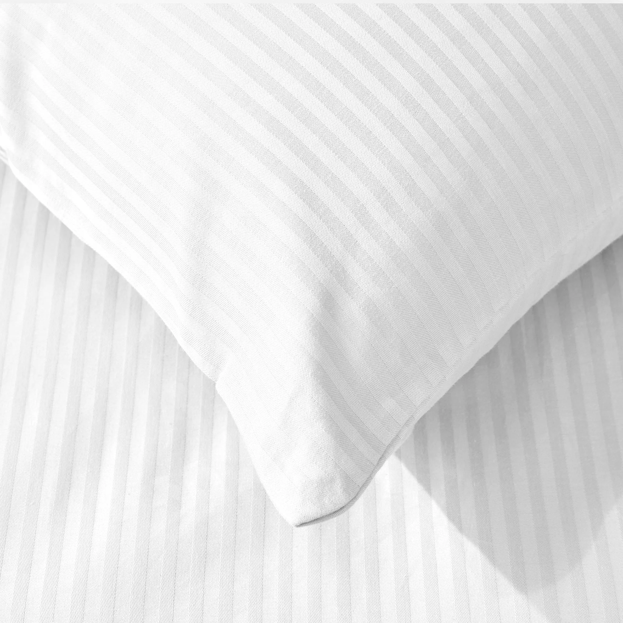 SATIN STRIPE Set așternut 3 piese, 140x220cm - Image 8