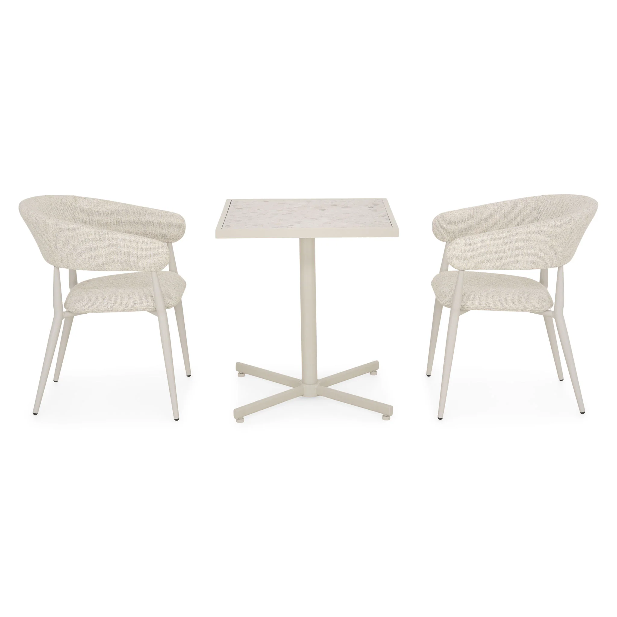 MOCHA/NEXUS Set mobilier terasă/grădină, 2 scaune și masă