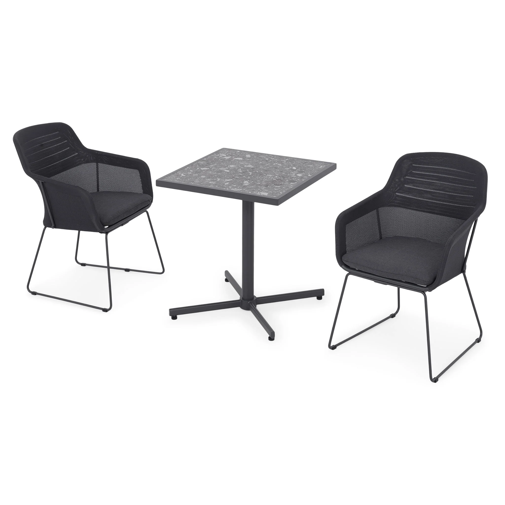 MOCHA/BEZIER Set mobilier terasă/grădină, 2 scaune și masă - Image 3