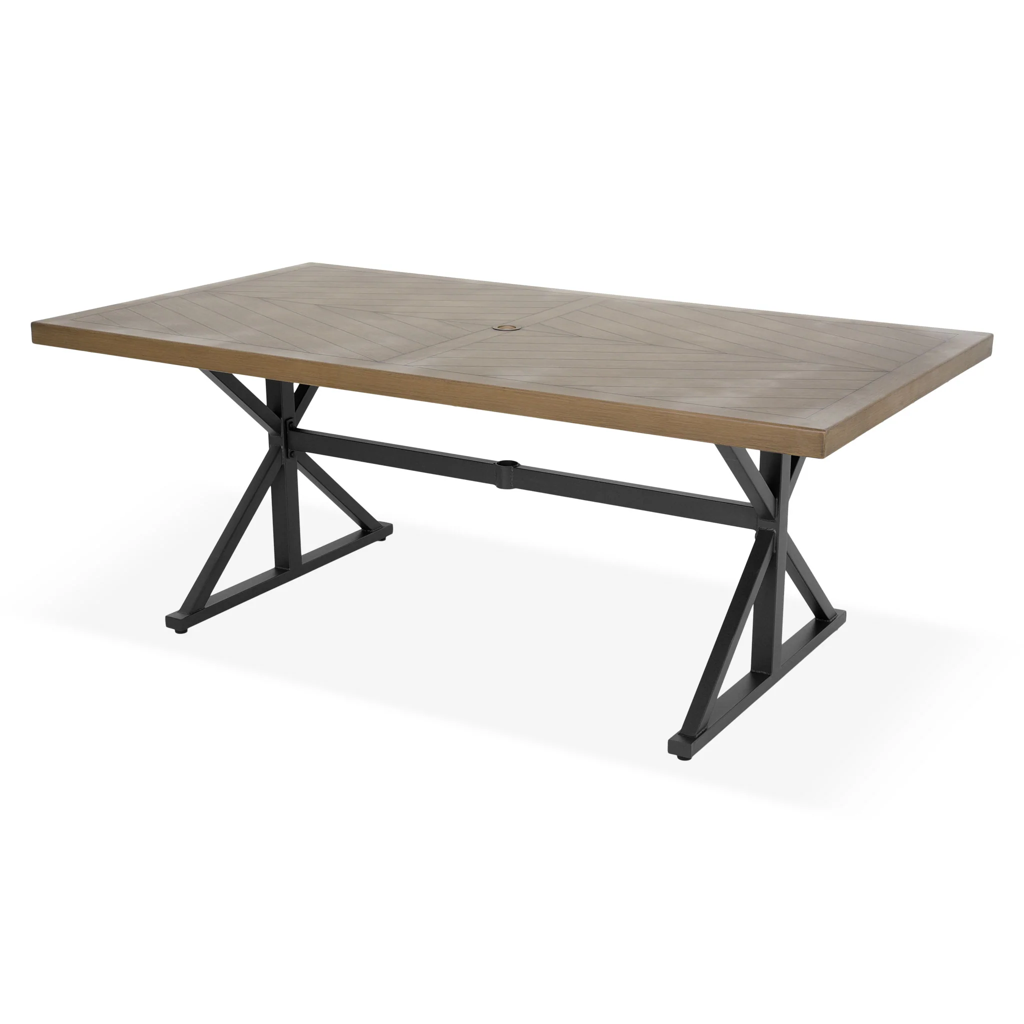 CHASEWOOD Set mobilier terasă/grădină, 6 scaune și masă - Image 9
