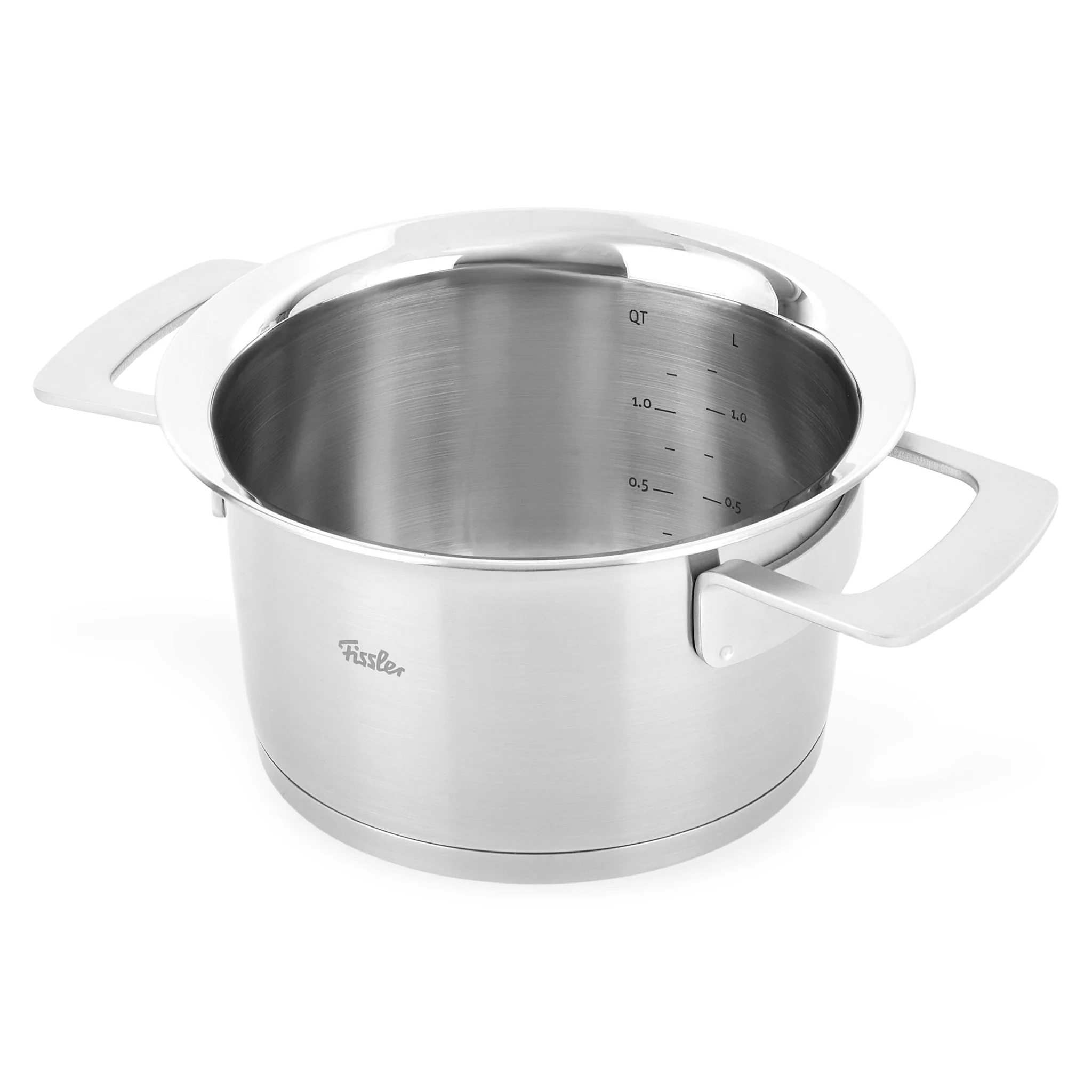 PHI Oală cu mânere și capac, inox, D.16cm - Image 5