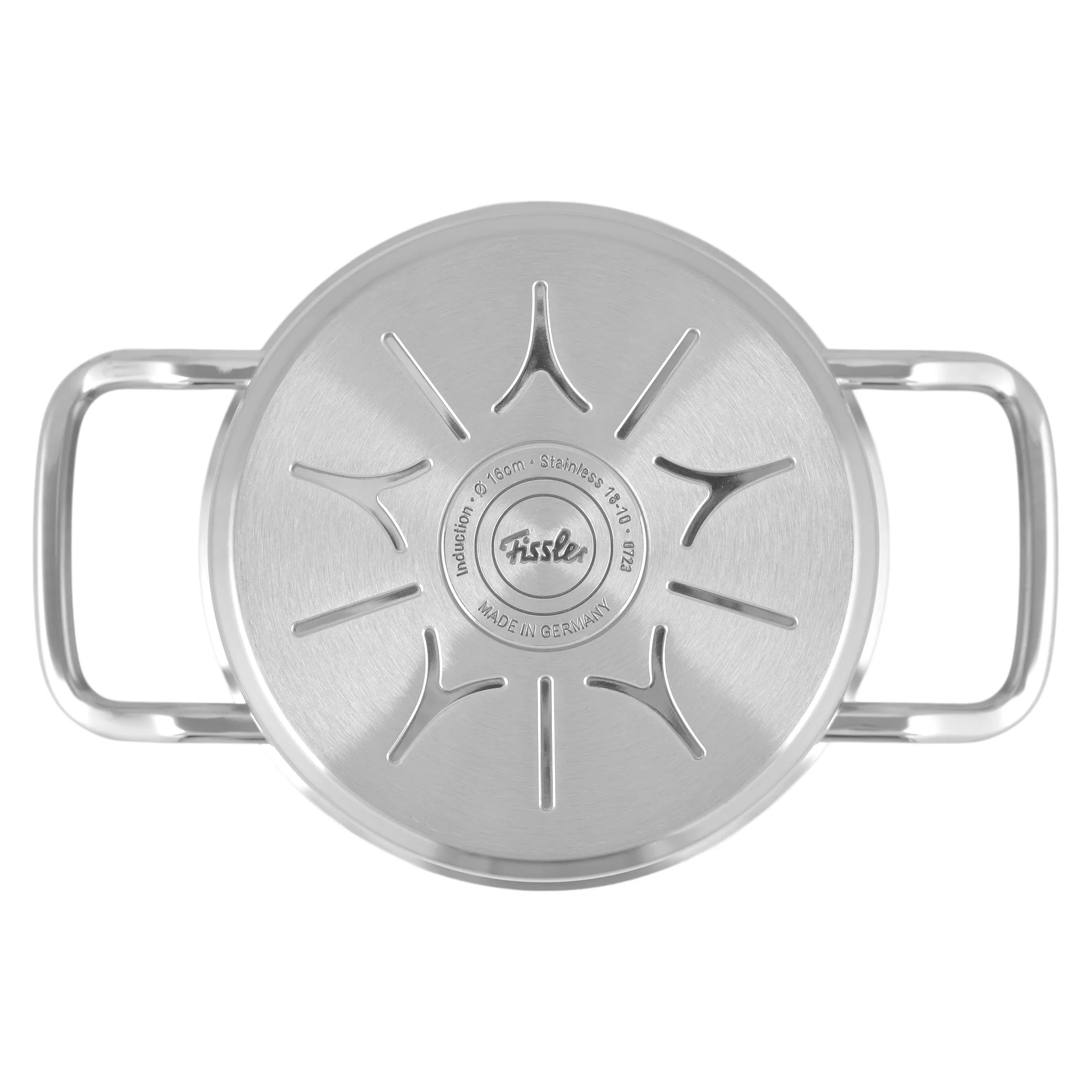 ORIGINAL PROFI Oală cu mânere și capac, inox, D.16cm - Image 3