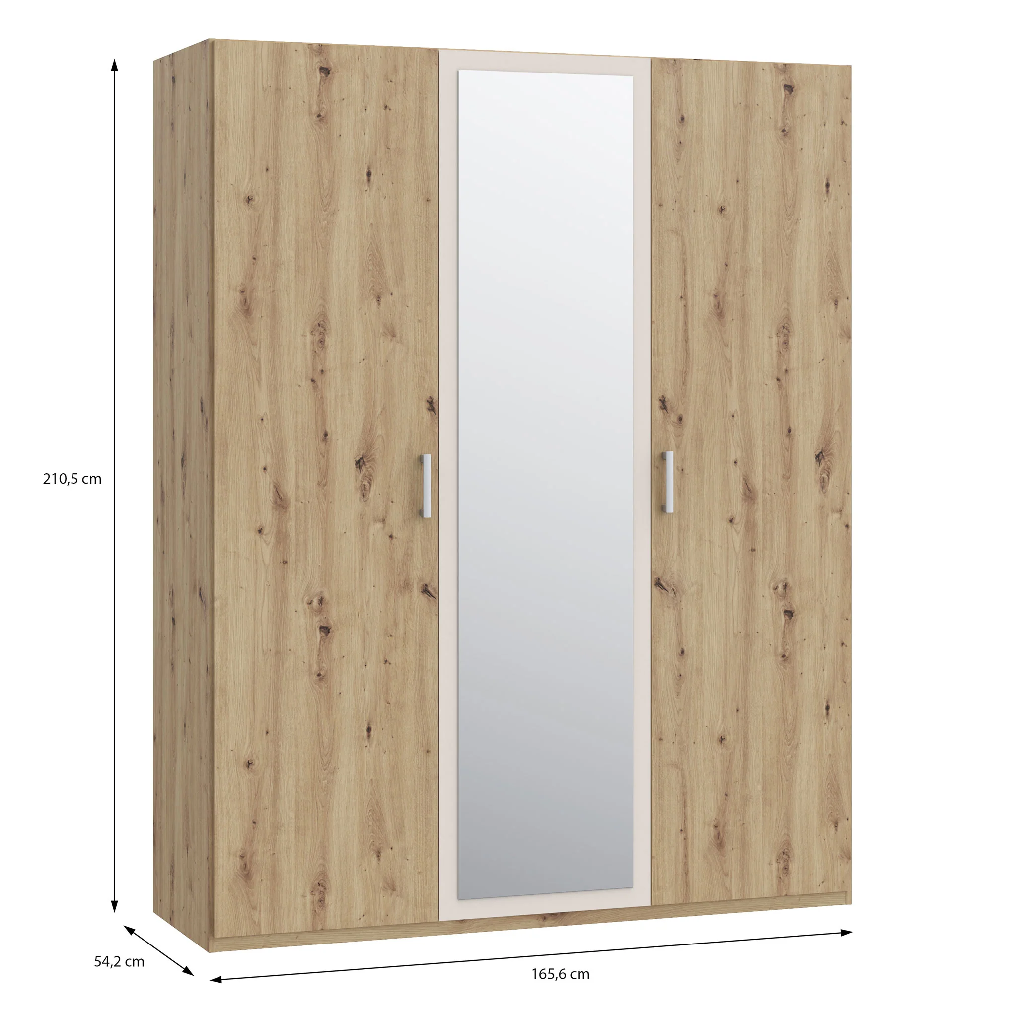 ENES Set mobilier dormitor, dulap, comodă, pat și 2 noptiere - Image 21