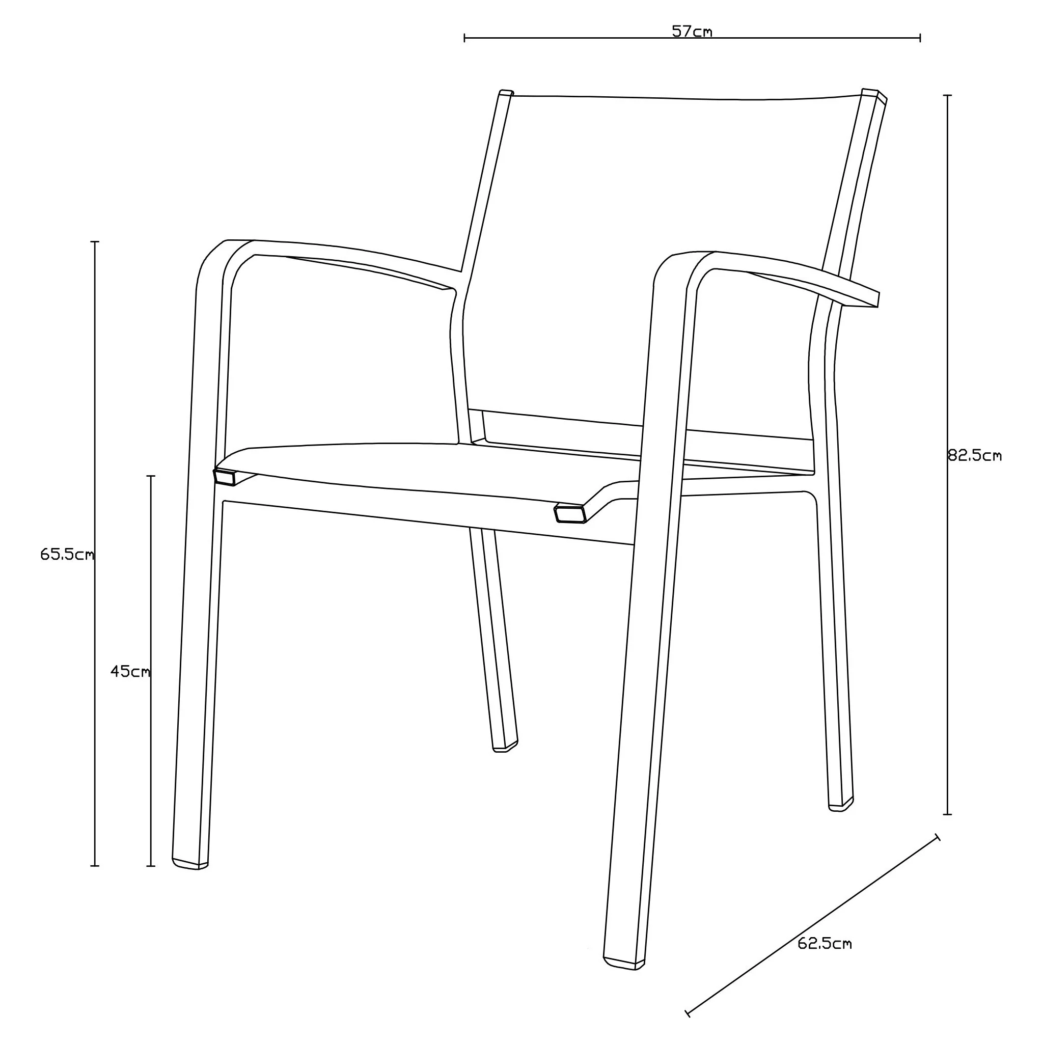 PROSSECO Scaun suprapozabil exterior - Image 17