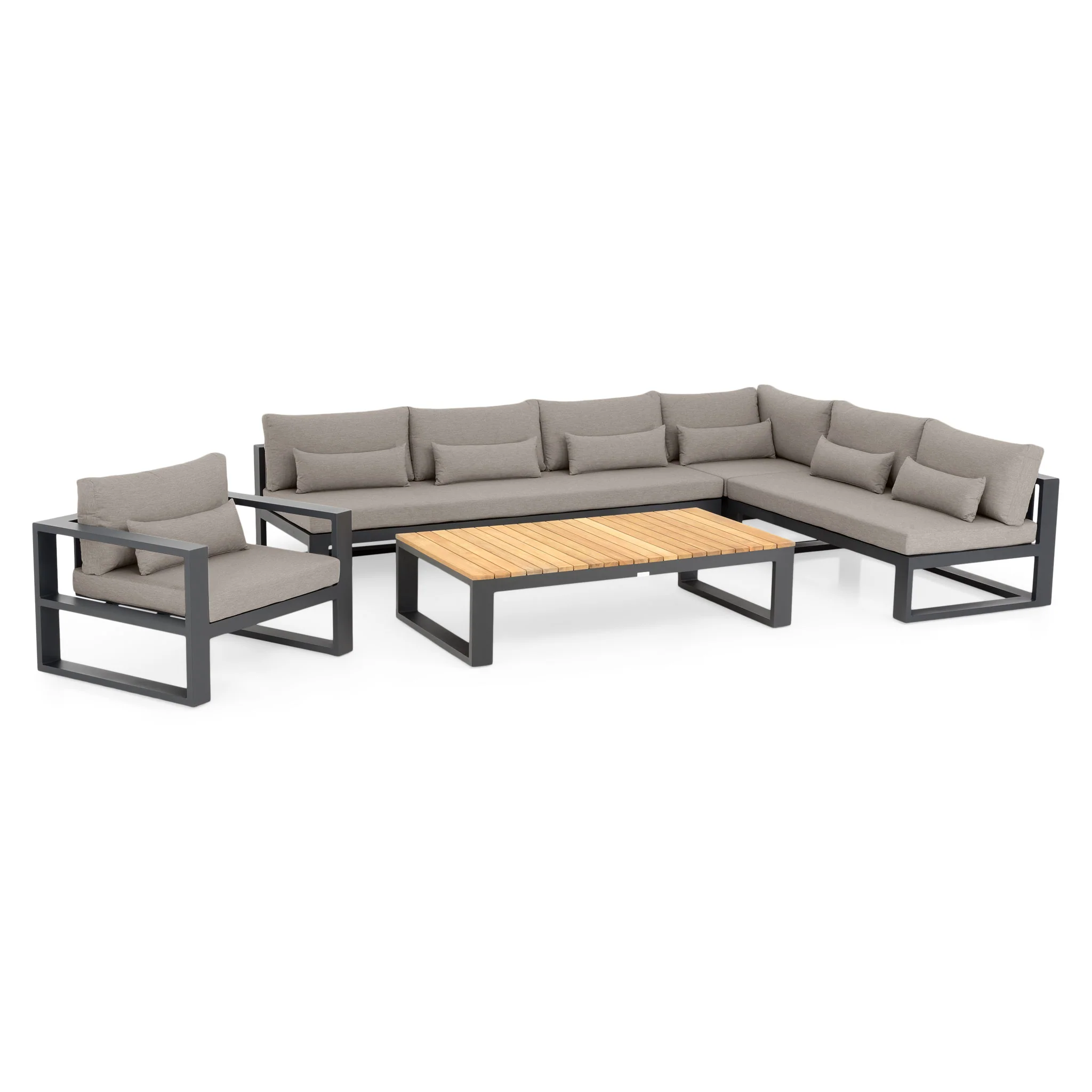 FERMO Set mobilier terasă/grădină, fotoliu, colțar și măsuță - Image 19