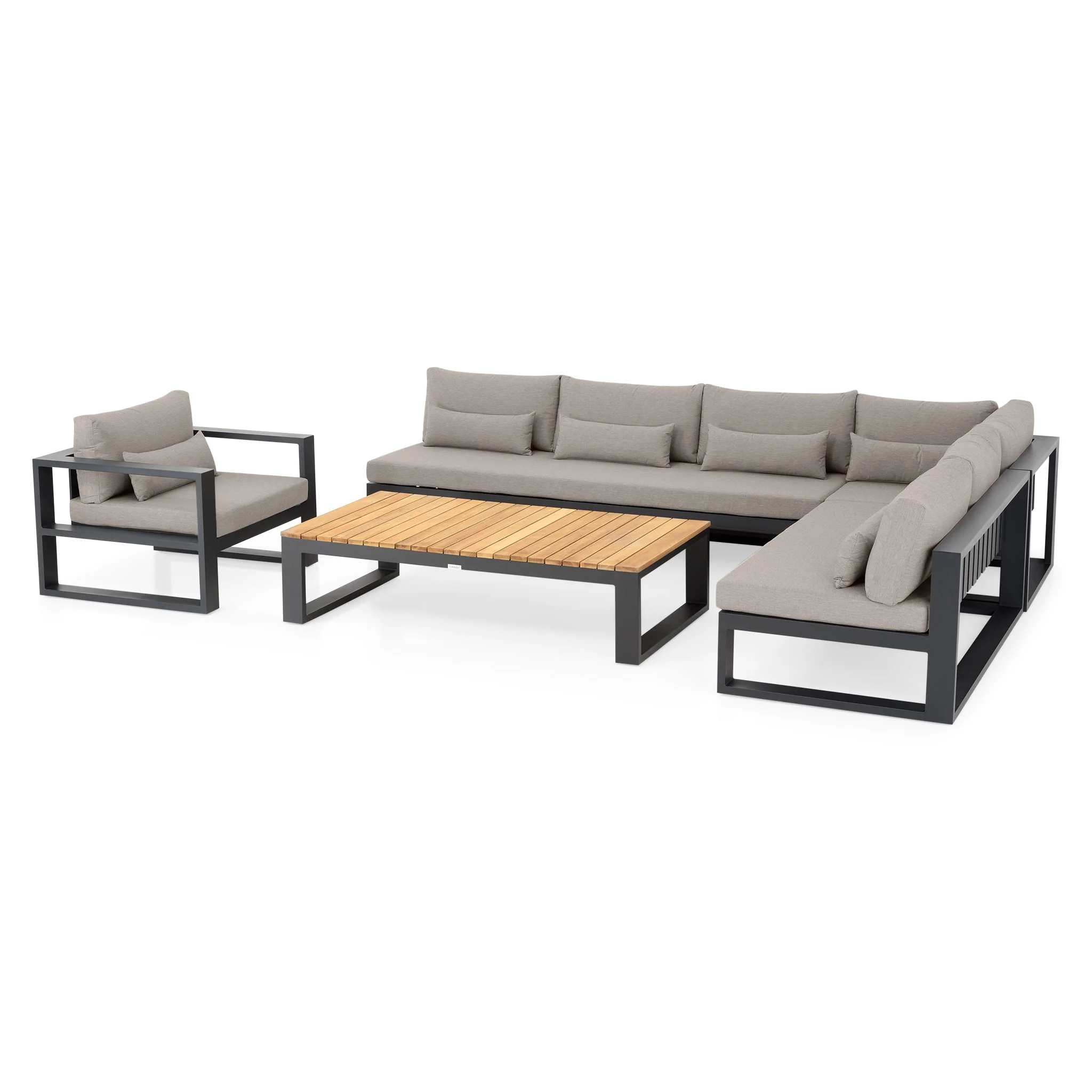 FERMO Set mobilier terasă/grădină, fotoliu, colțar și măsuță - Image 20