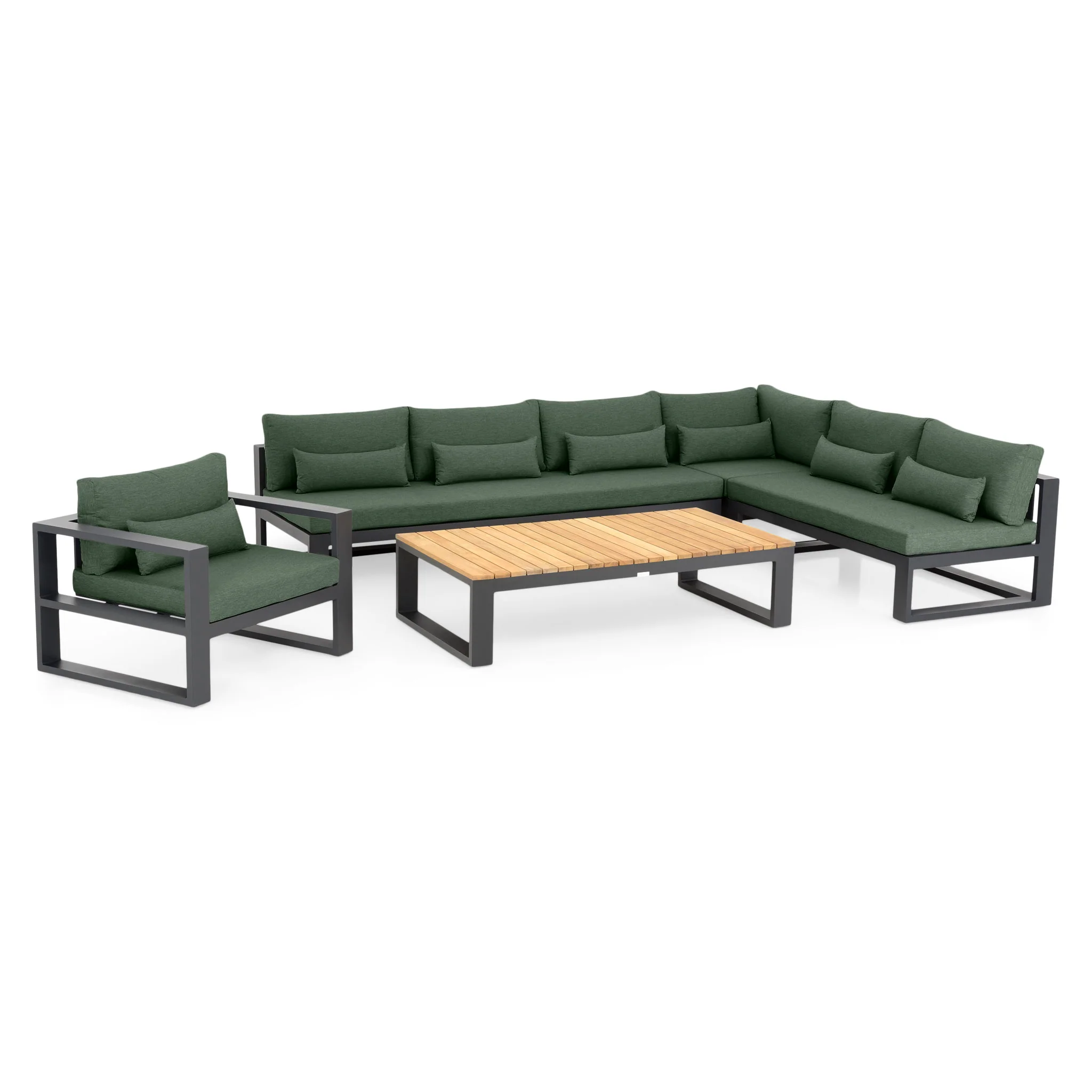 FERMO Set mobilier terasă/grădină, fotoliu, colțar și măsuță - Image 25