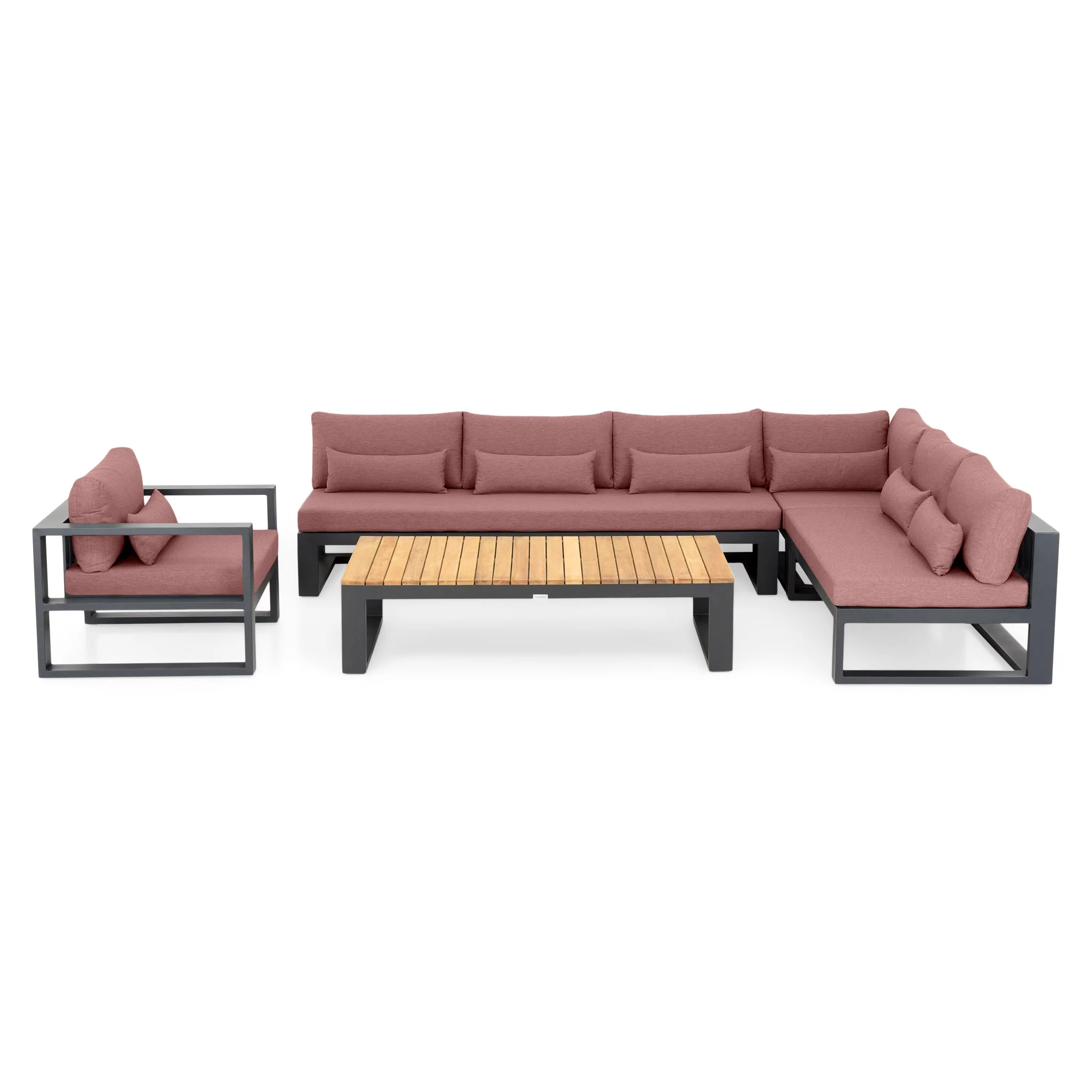 FERMO Set mobilier terasă/grădină, fotoliu, colțar și măsuță - Image 33