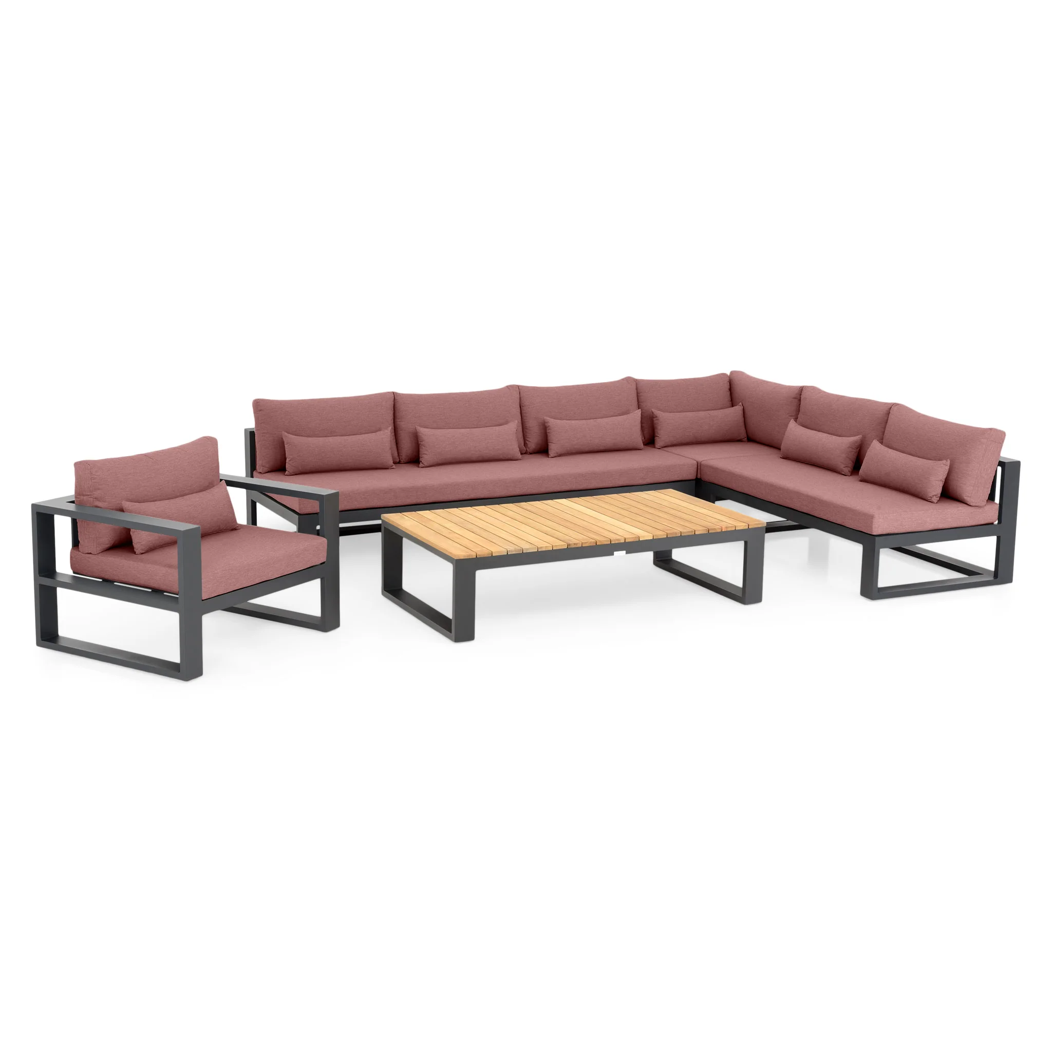 FERMO Set mobilier terasă/grădină, fotoliu, colțar și măsuță - Image 34