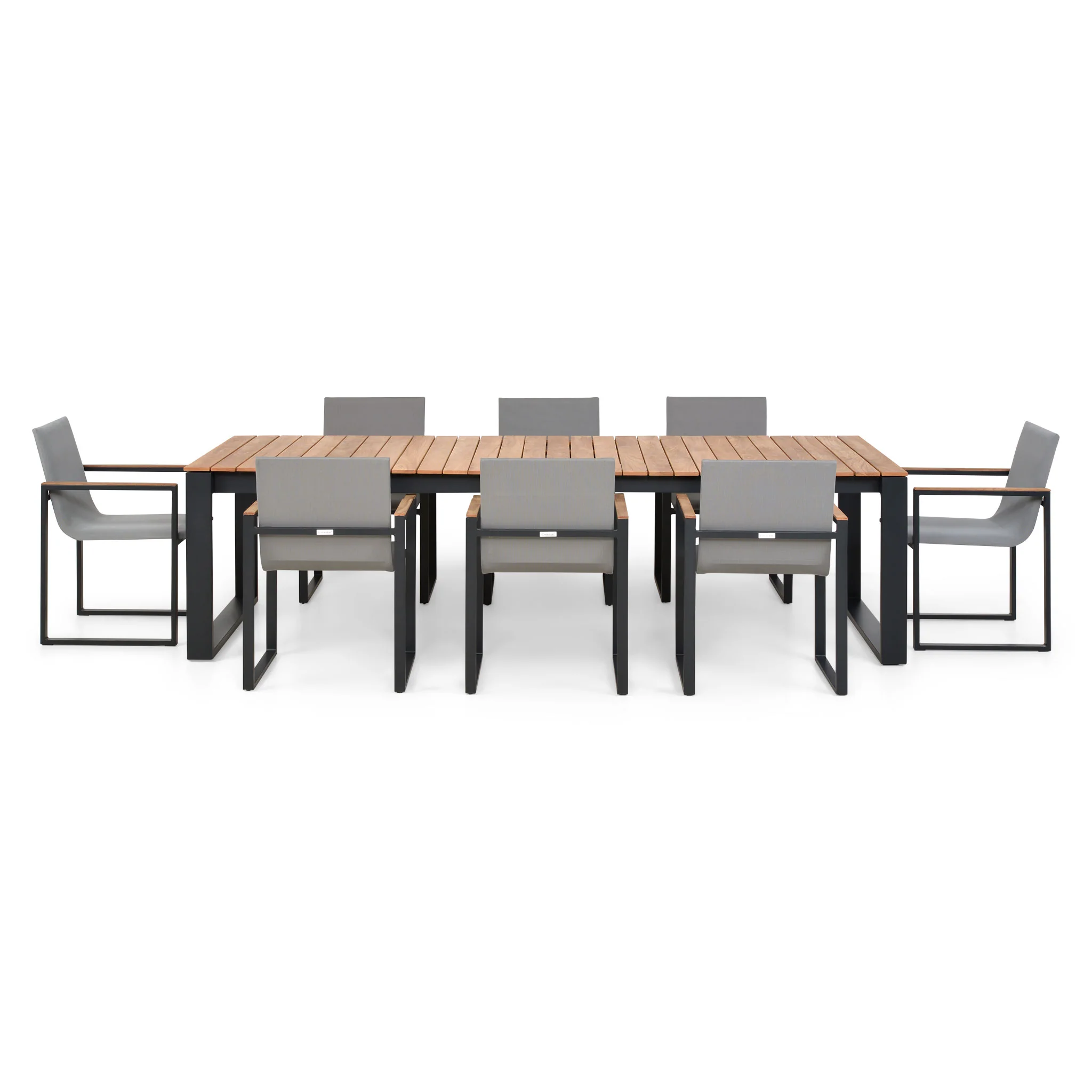 FERMO Set mobilier terasă/grădină, 8 scaune și masă - Image 2