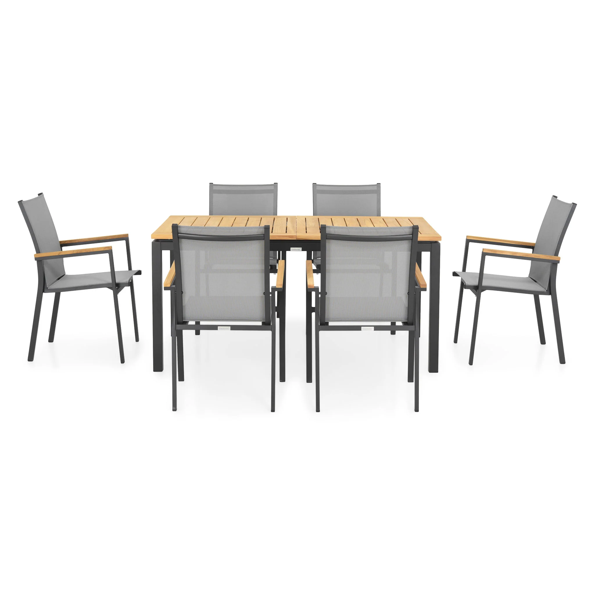 ESSENCE/SOHO Set mobilier terasă/grădină, 6 scaune și masă extensibilă