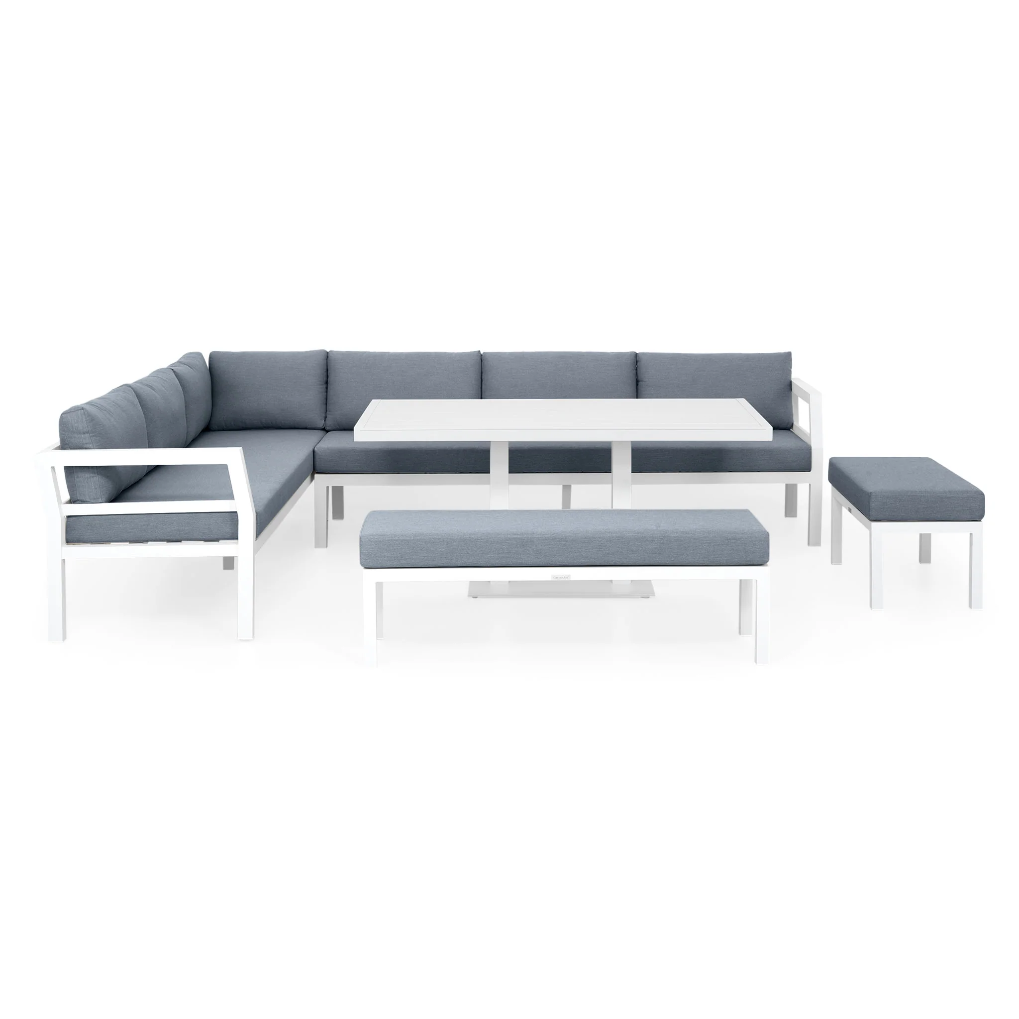BONDI Set mobilier terasă/grădină, colțar, 2 banchete și masă - Image 112