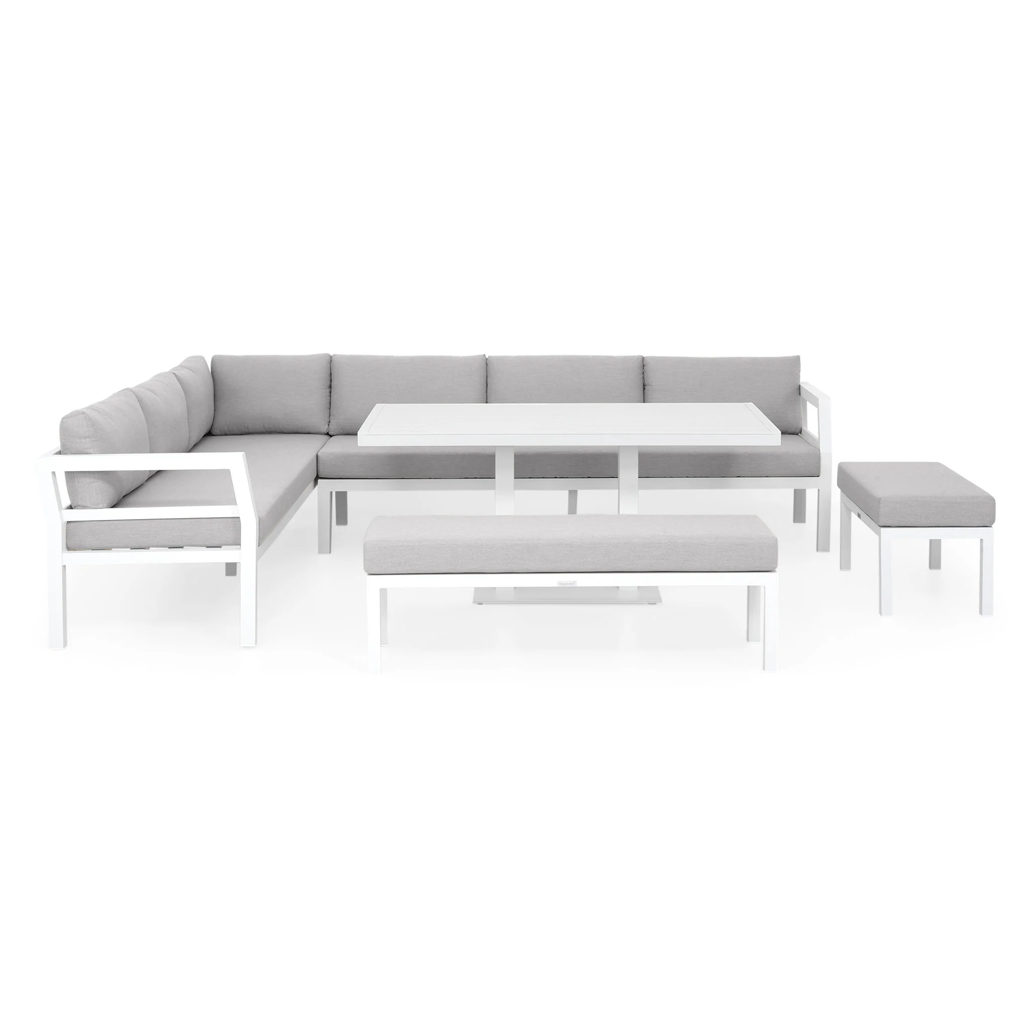 BONDI Set mobilier terasă/grădină, colțar, 2 banchete și masă - Image 12