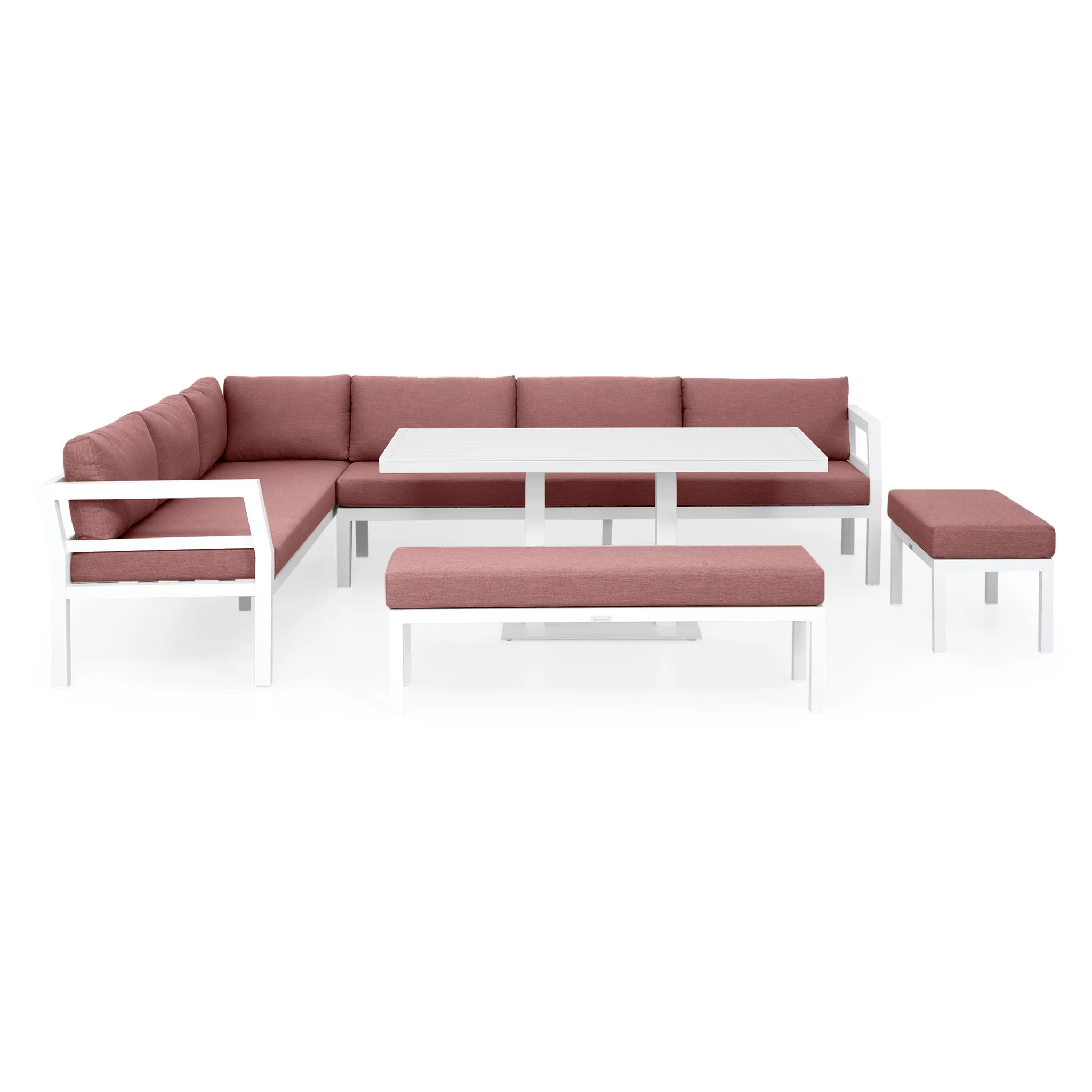 BONDI Set mobilier terasă/grădină, colțar, 2 banchete și masă - Image 92