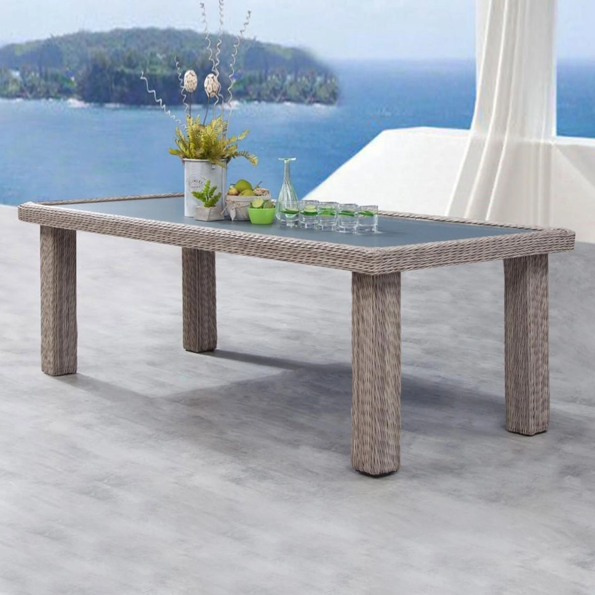 FLORIDA Set mobilier terasă/grădină, 8 scaune și masă - Image 10